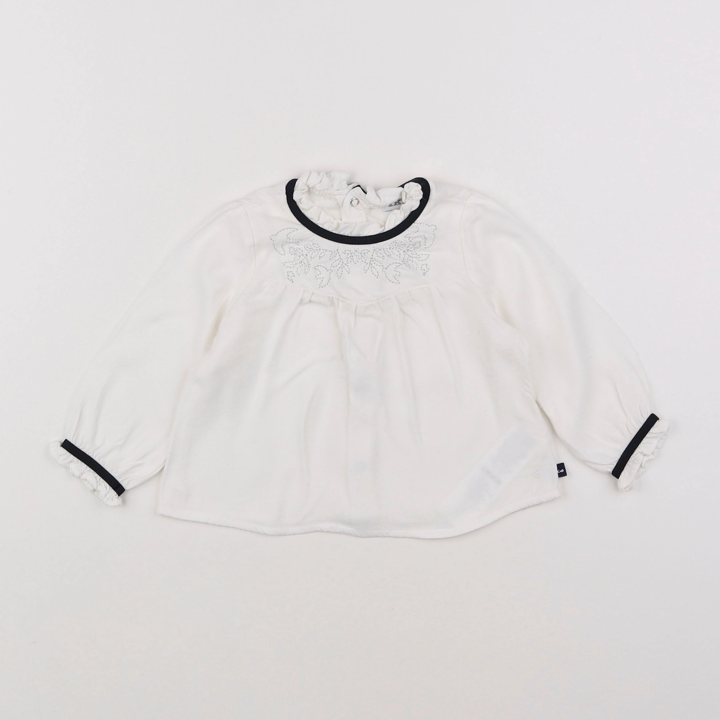 IKKS - blouse blanc - 12 mois