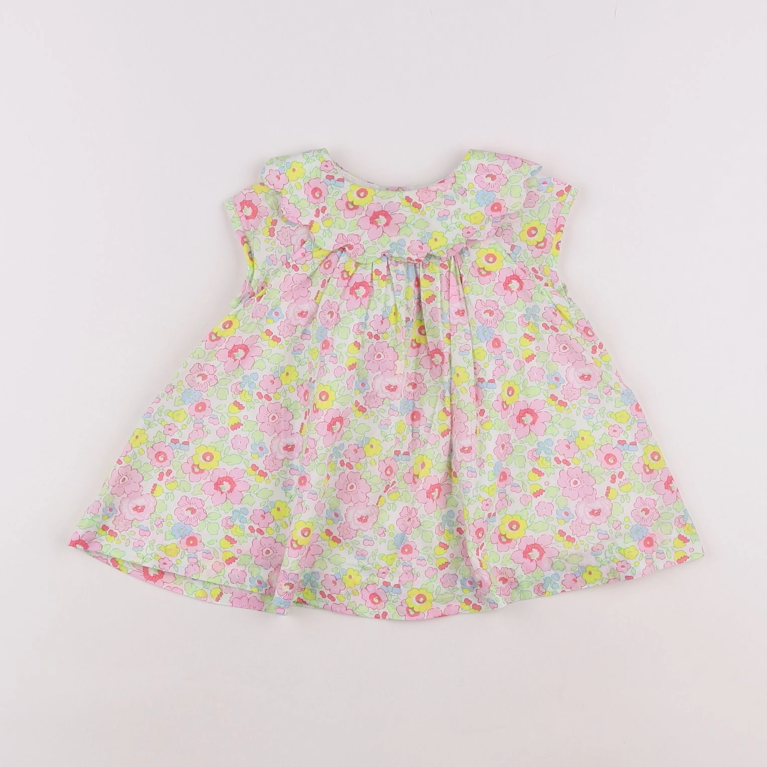 Jacadi - robe liberty multicolore - 6 mois