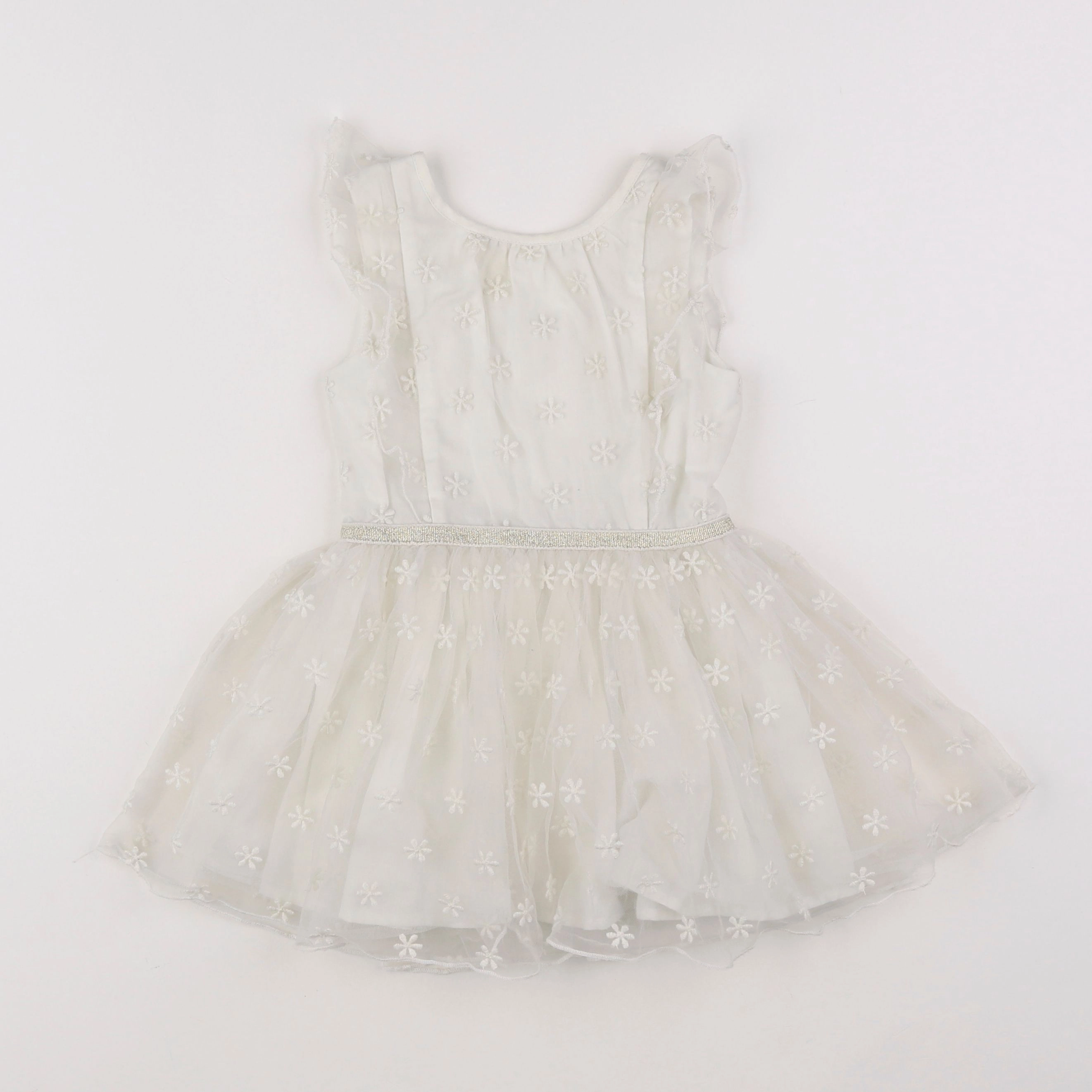 Tape à l'oeil - robe blanc - 2 ans