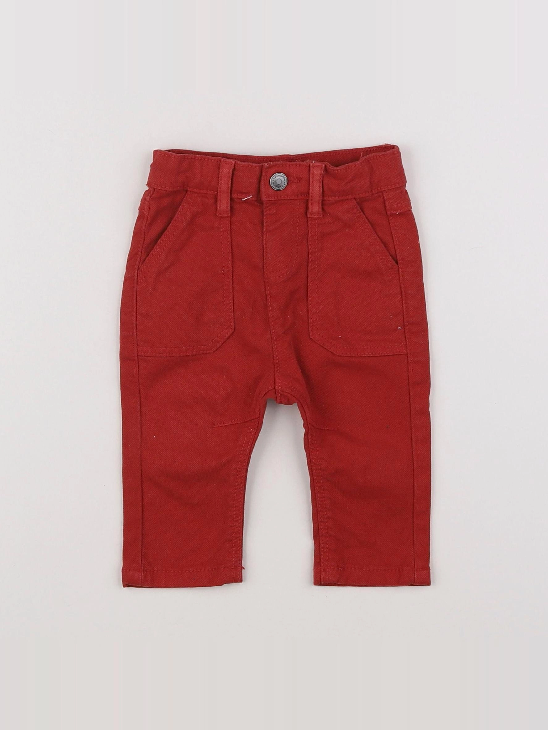 Tape à l'oeil - pantalon rouge - 6 mois