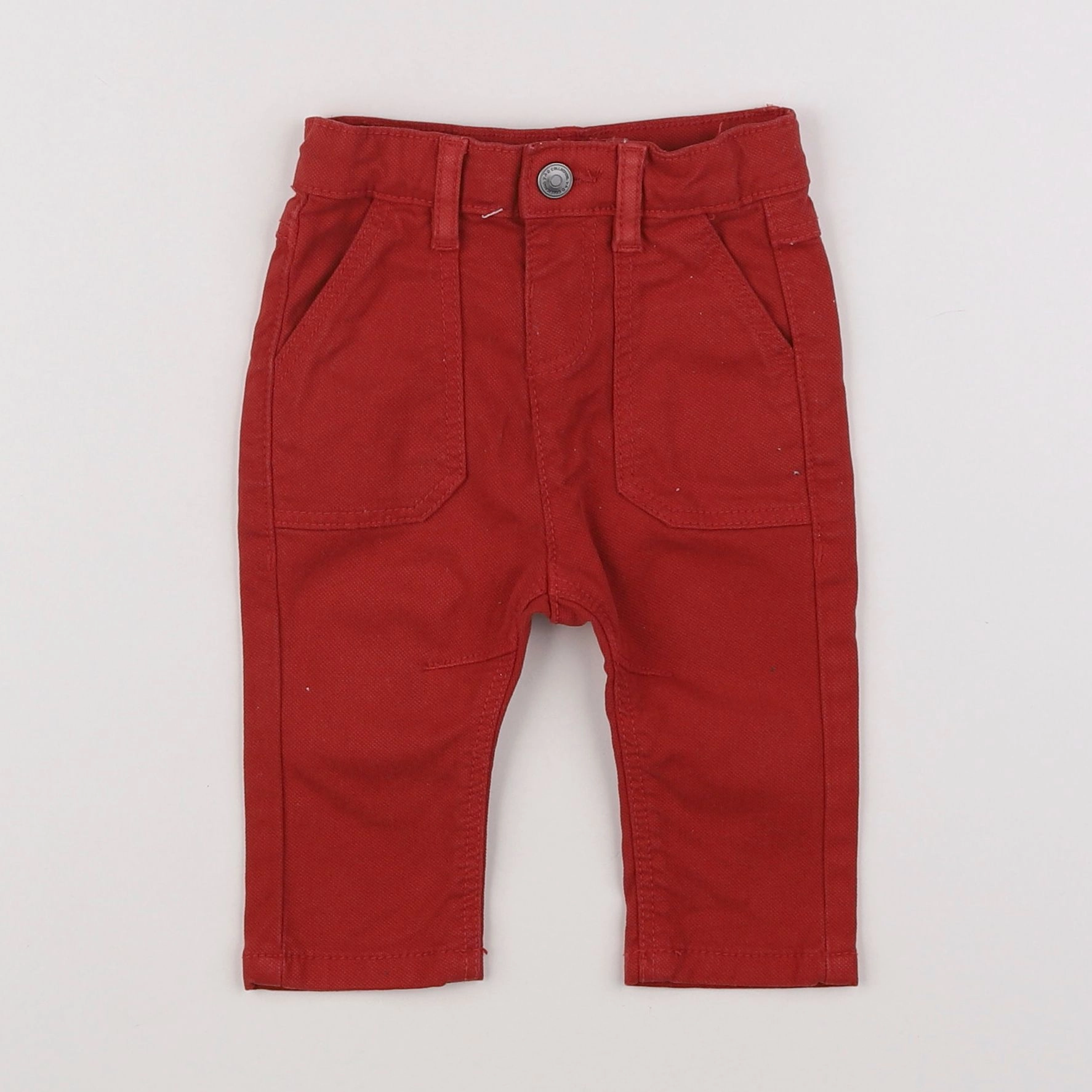 Tape à l'oeil - pantalon rouge - 6 mois