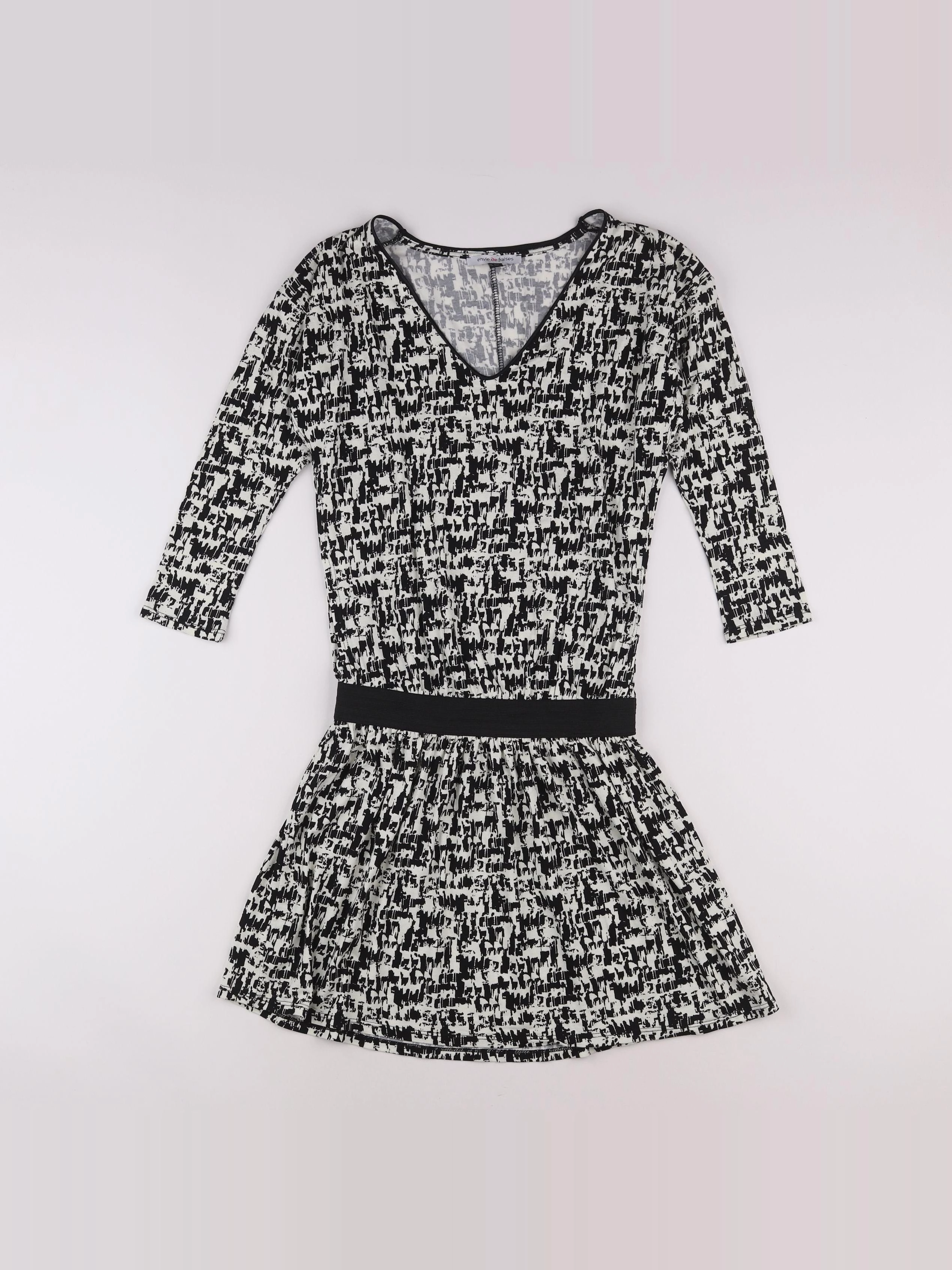 Envie de fraise - robe grossesse noir - 36 à 38