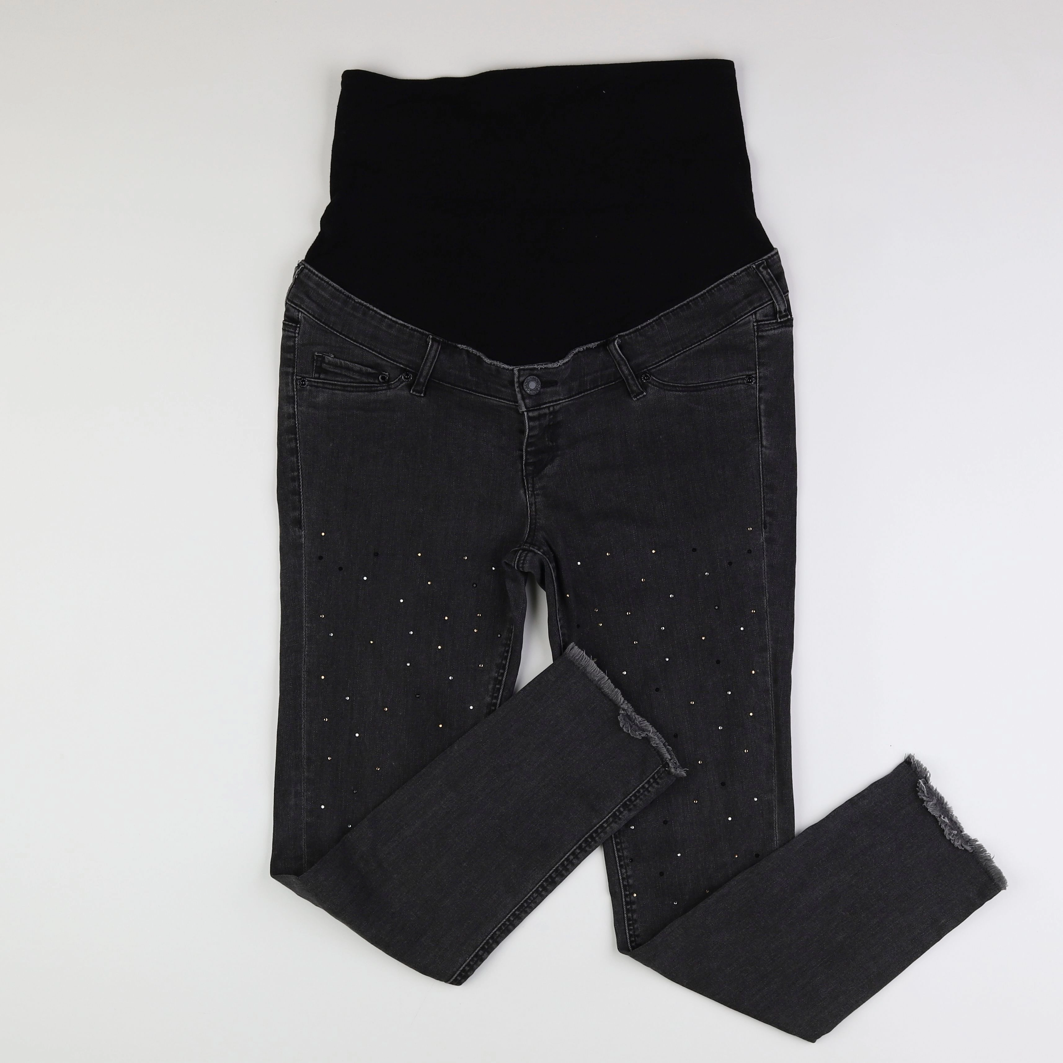H&M - jean grossesse noir - 42