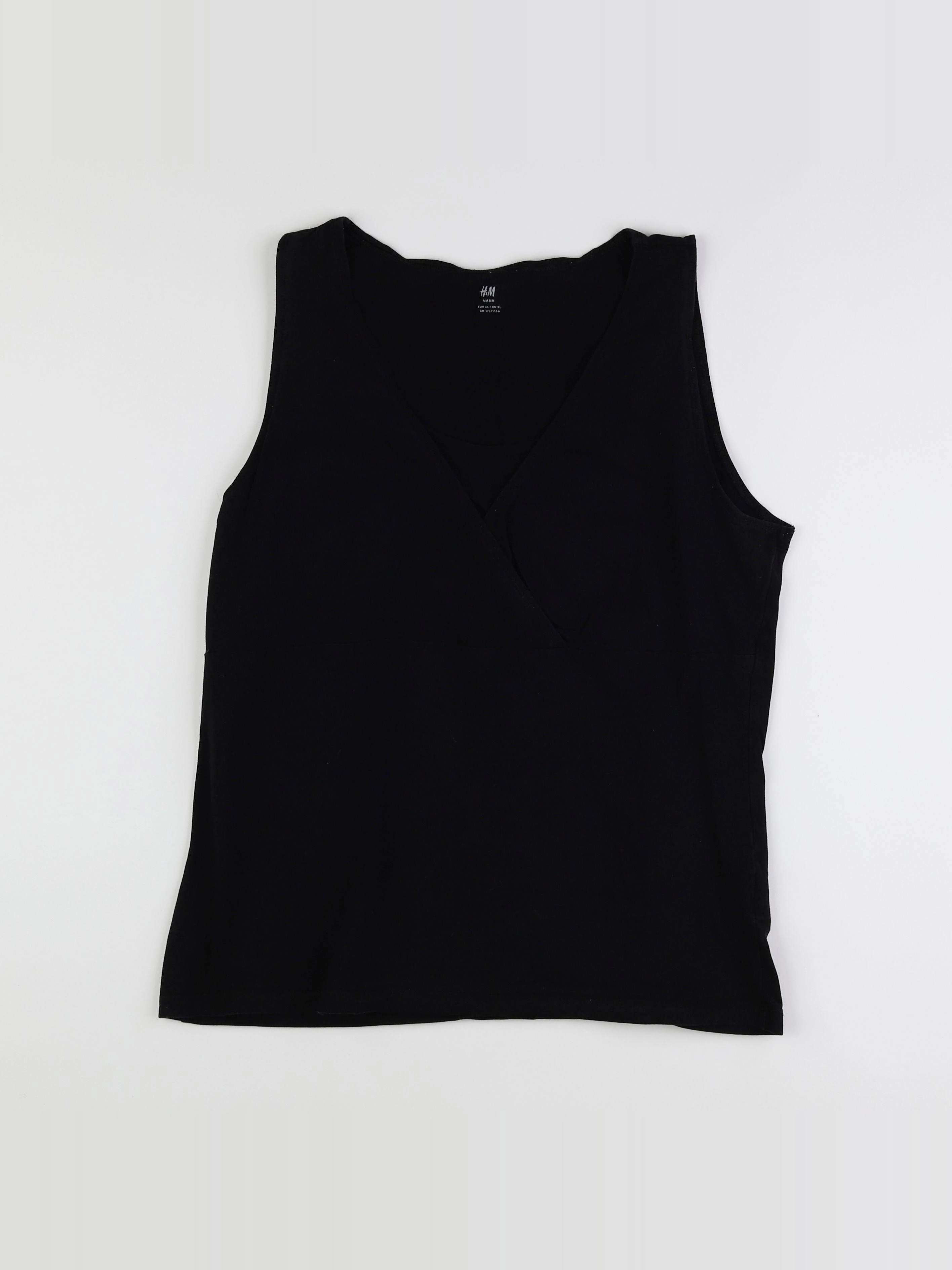 H&M - débardeur allaitement, grossesse noir - 48 à 50