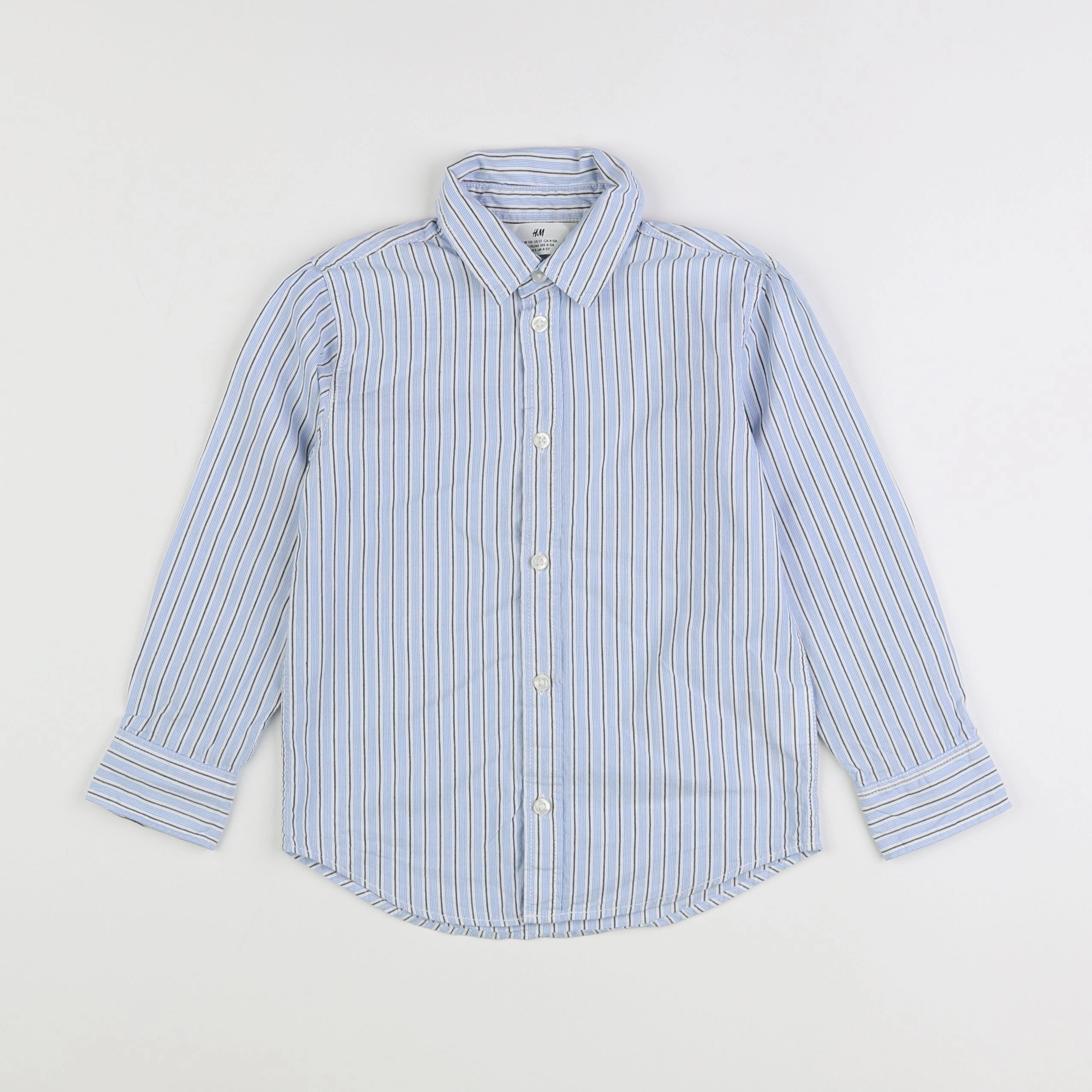 H&M - chemise bleu - 4/5 ans