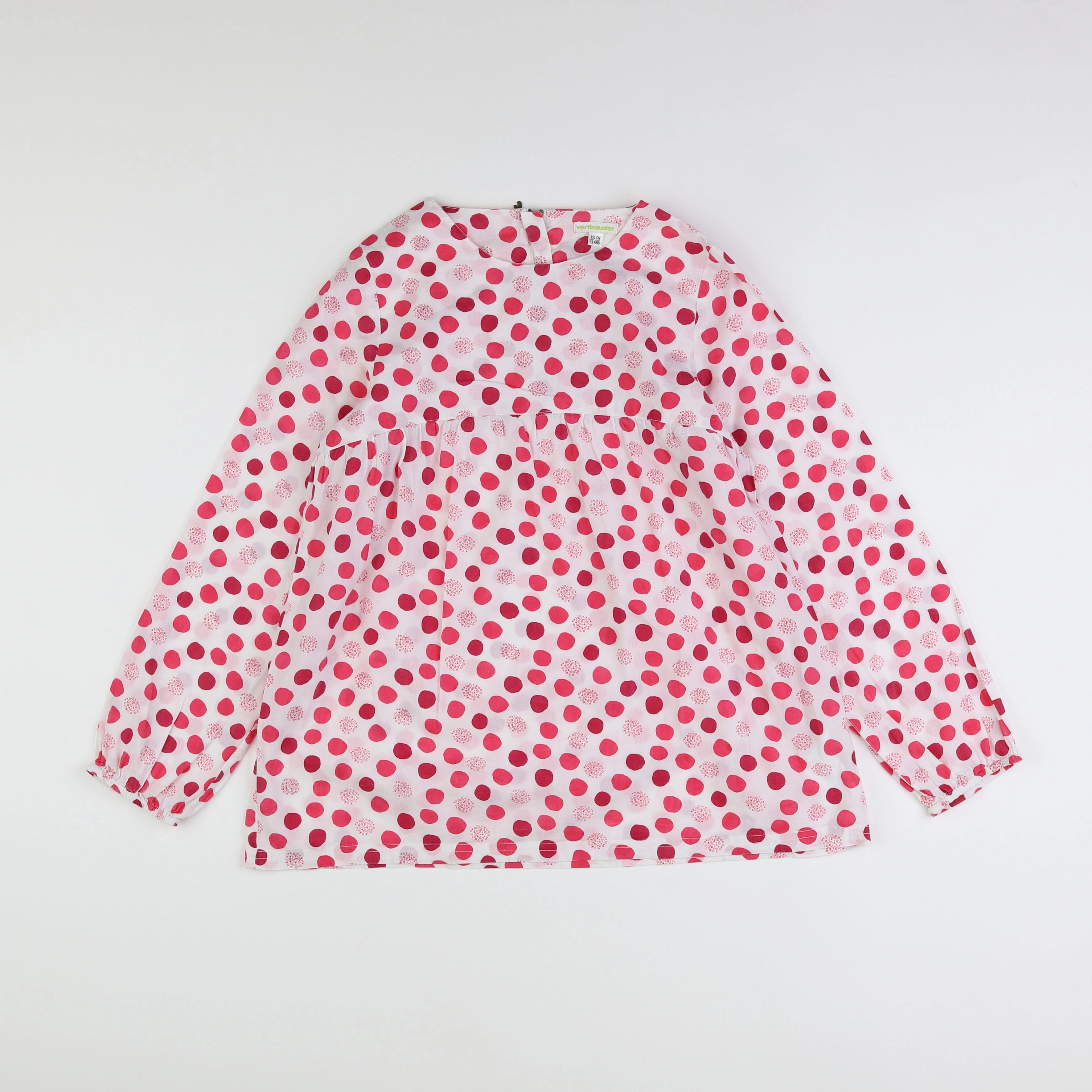 Vertbaudet - blouse multicolore - 12 ans