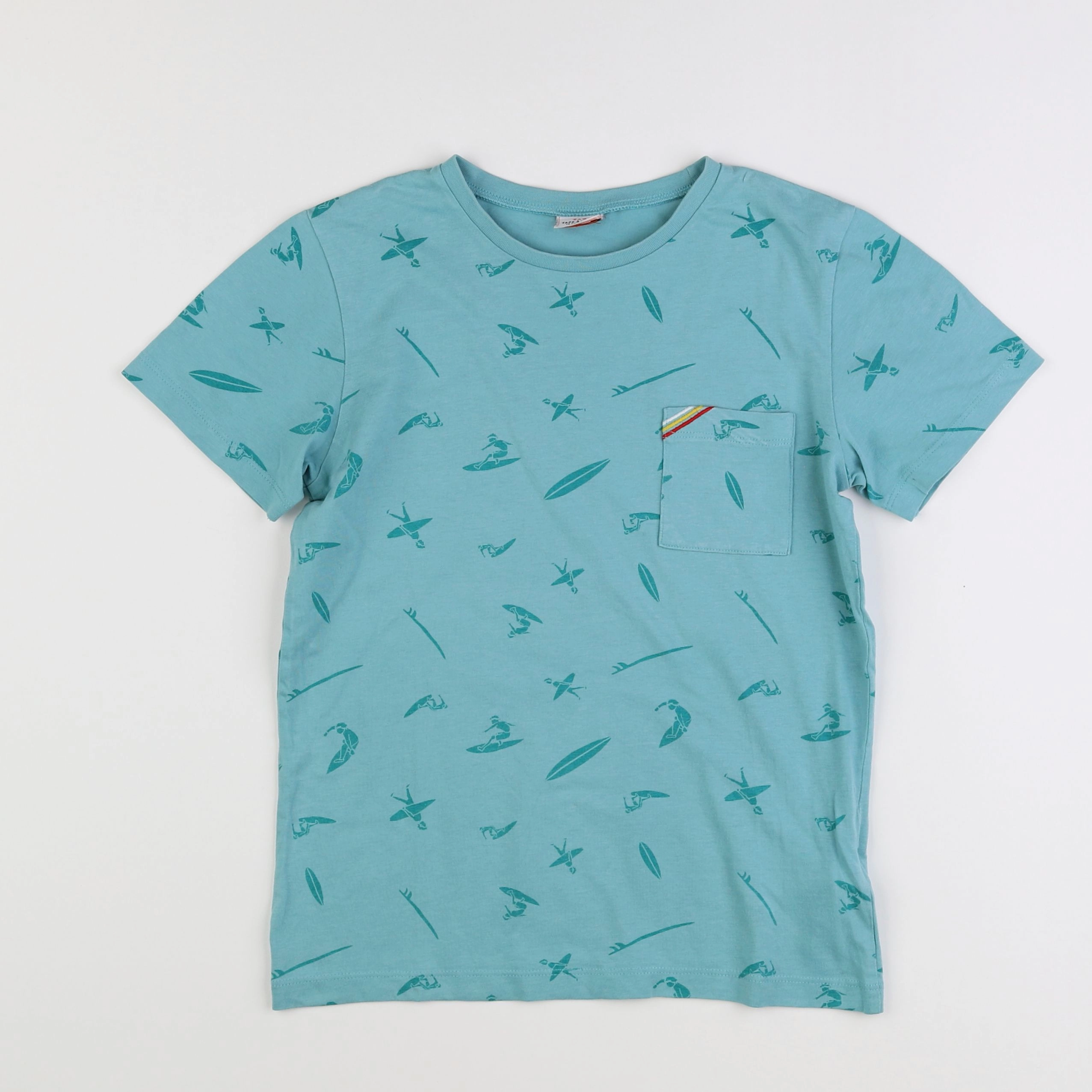 Tape à l'oeil - tee-shirt bleu - 10 ans