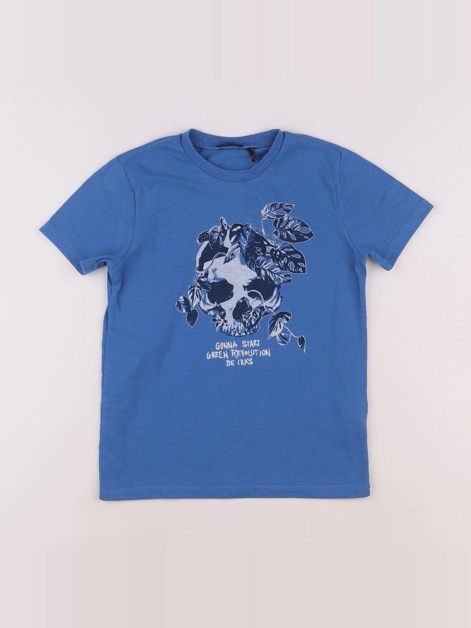 IKKS - tee-shirt bleu - 6 ans