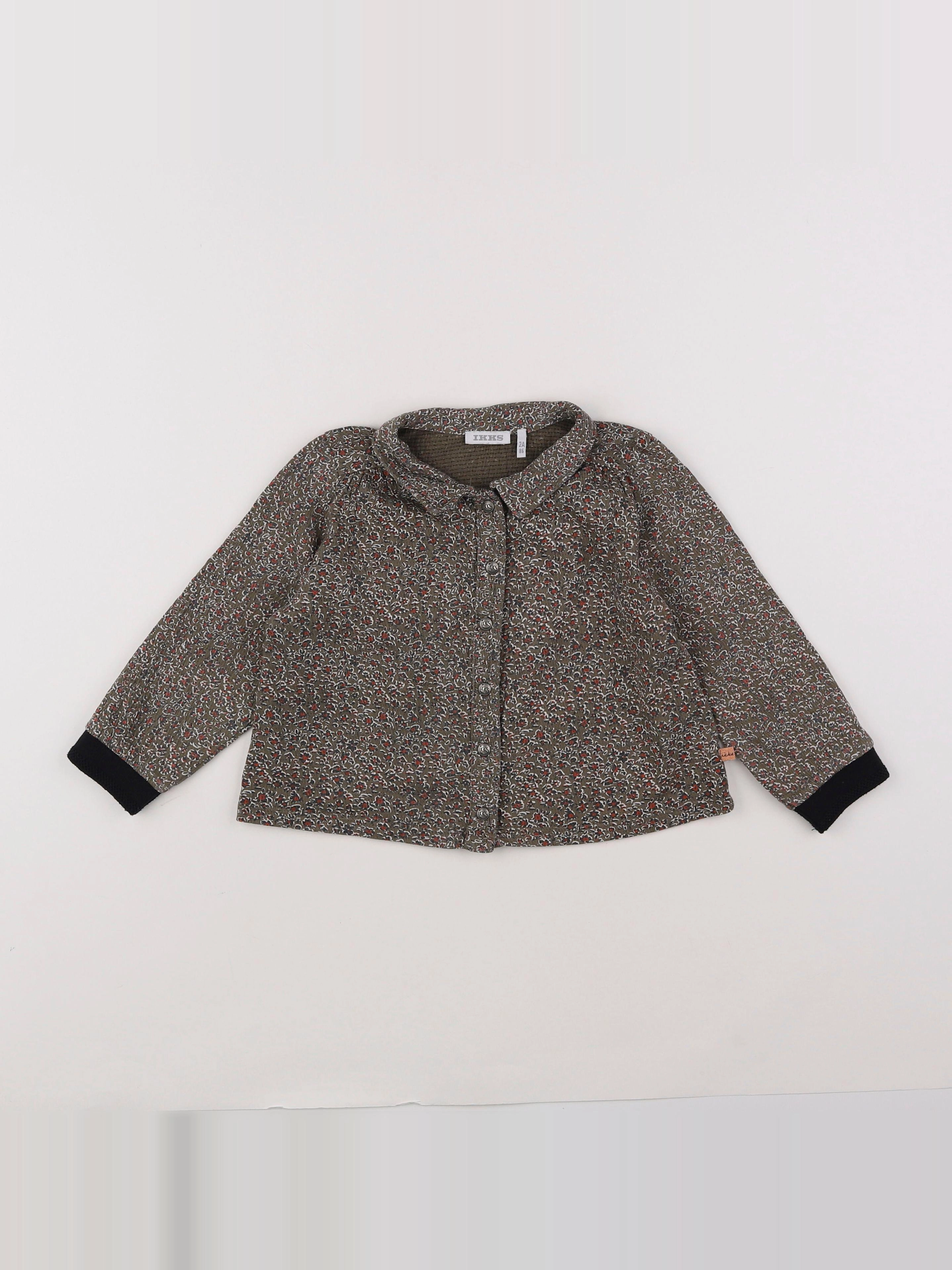 IKKS - blouse vert - 2 ans