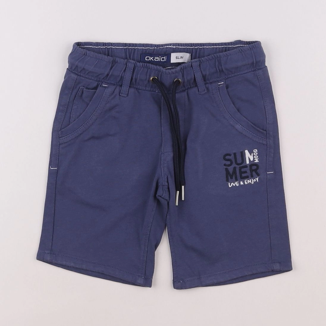 Okaidi - short bleu - 4 ans