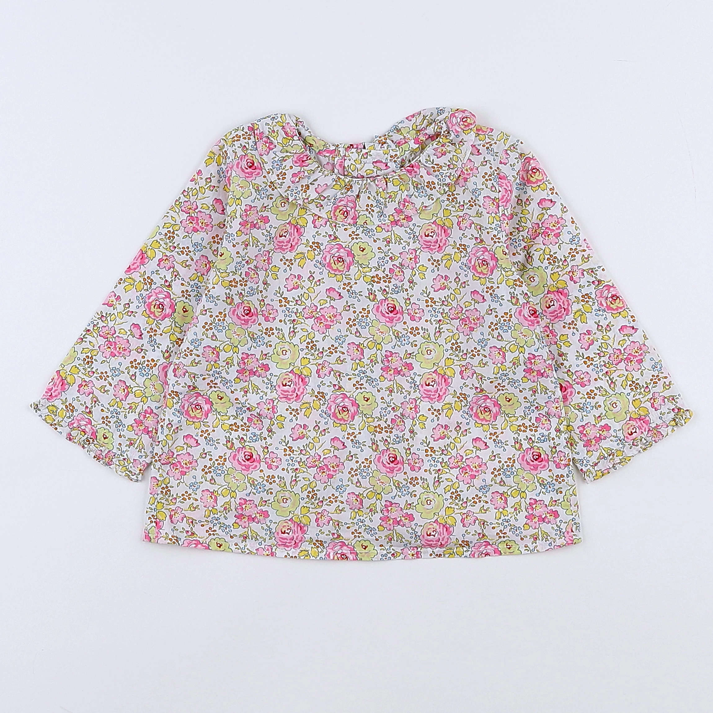 Bonpoint - blouse multicolore - 12 mois
