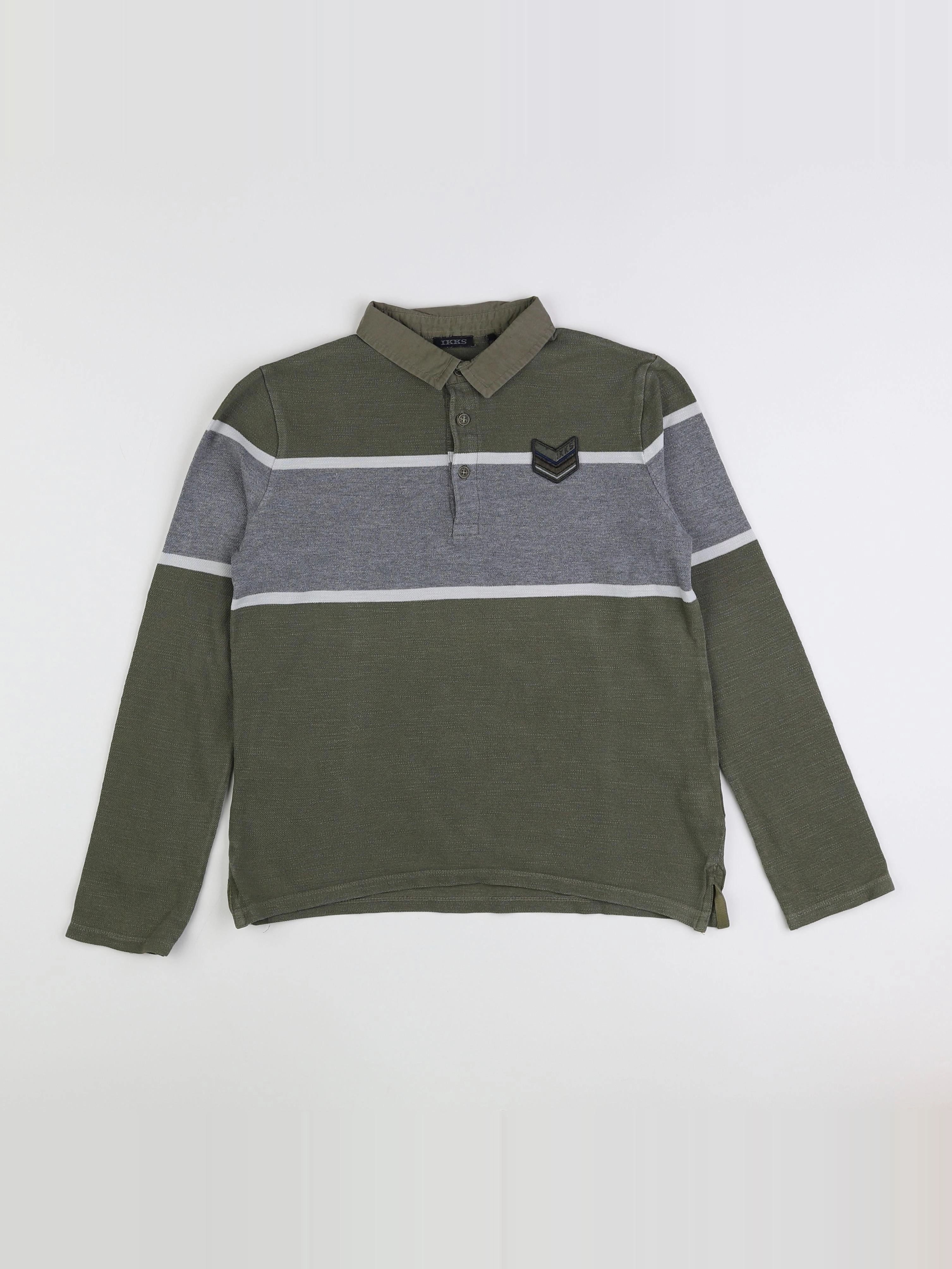 IKKS - polo vert - 10 ans