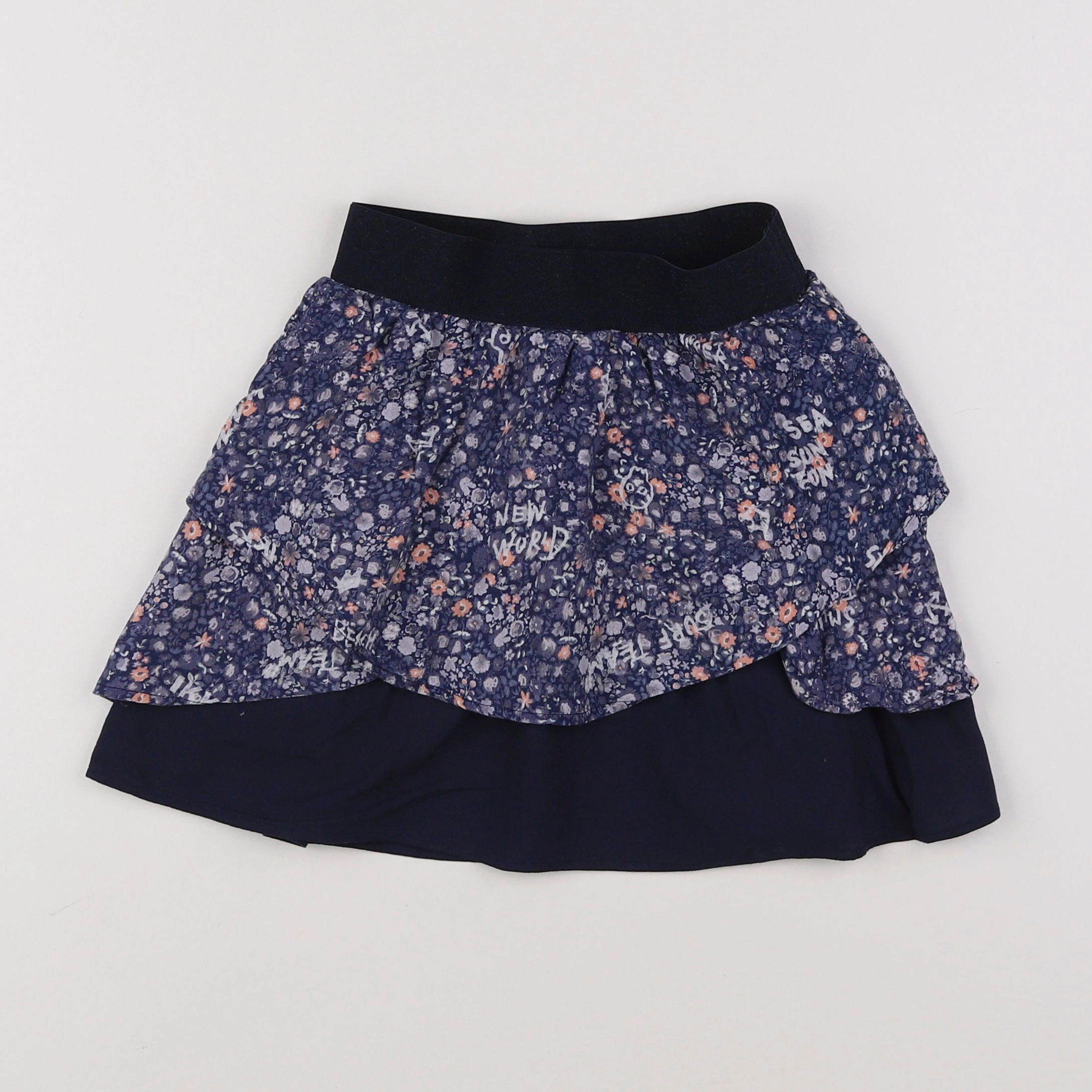 IKKS - jupe bleu, rose - 6 ans