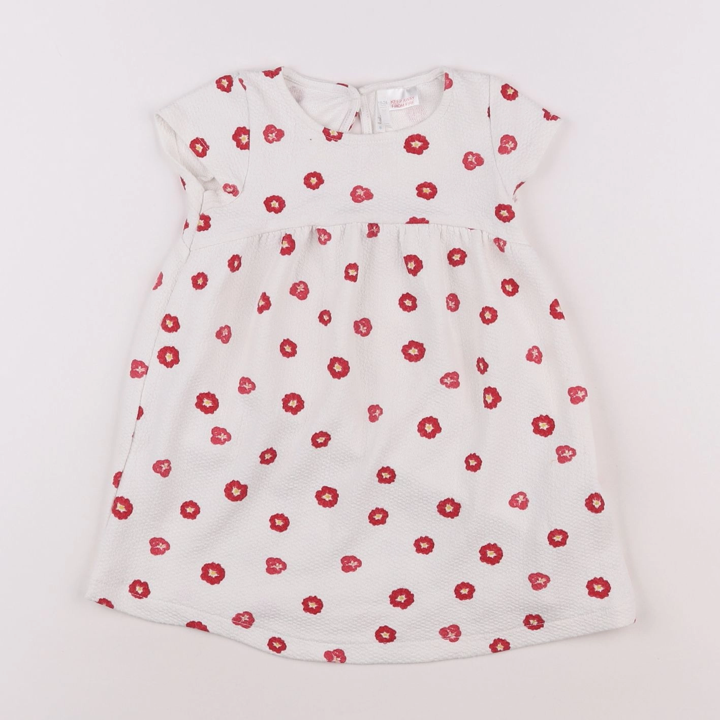 Zara - robe blanc - 18 mois à 2 ans