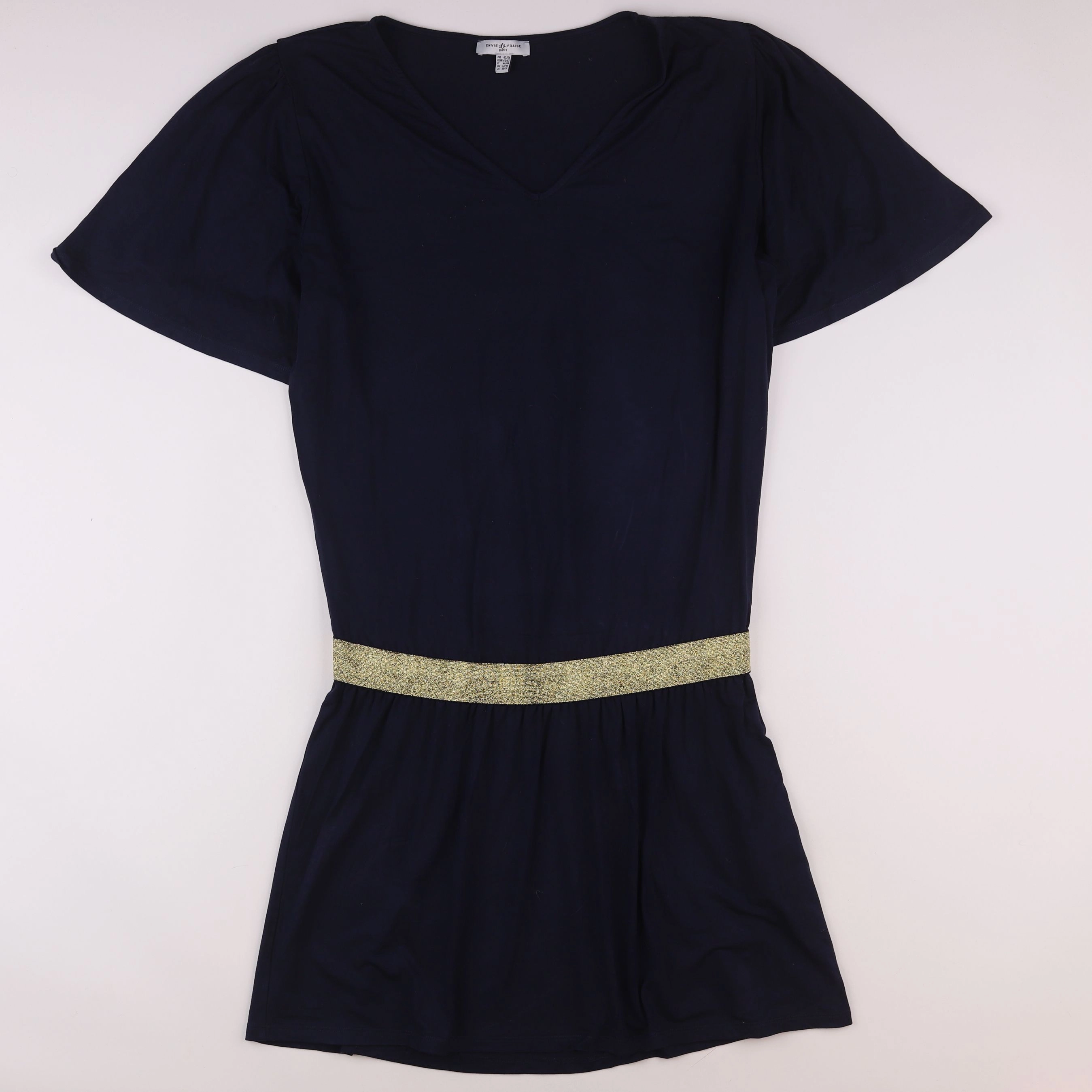 Envie de fraise - robe grossesse bleu - 42 à 44