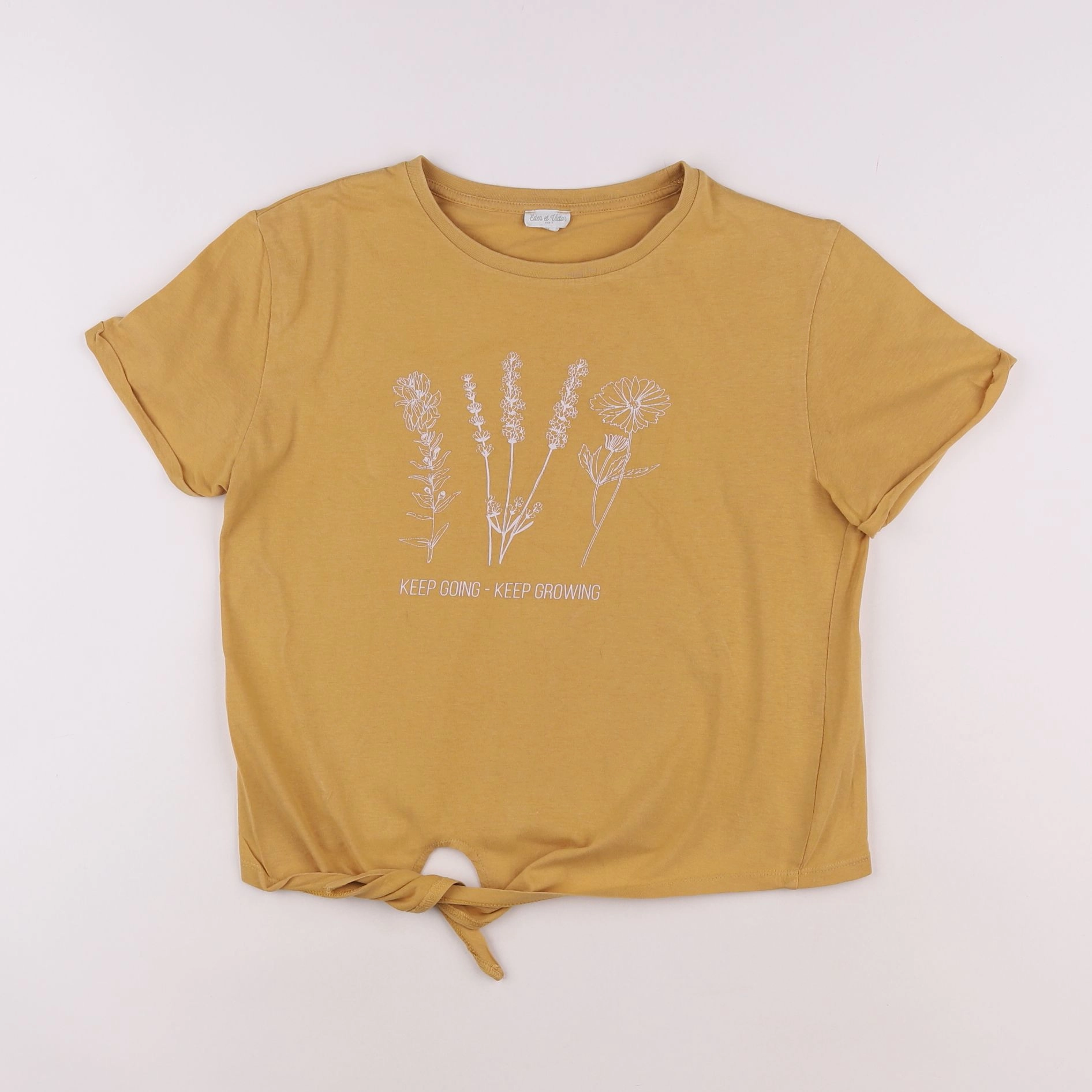 Eden & Victor - tee-shirt jaune - 14 ans