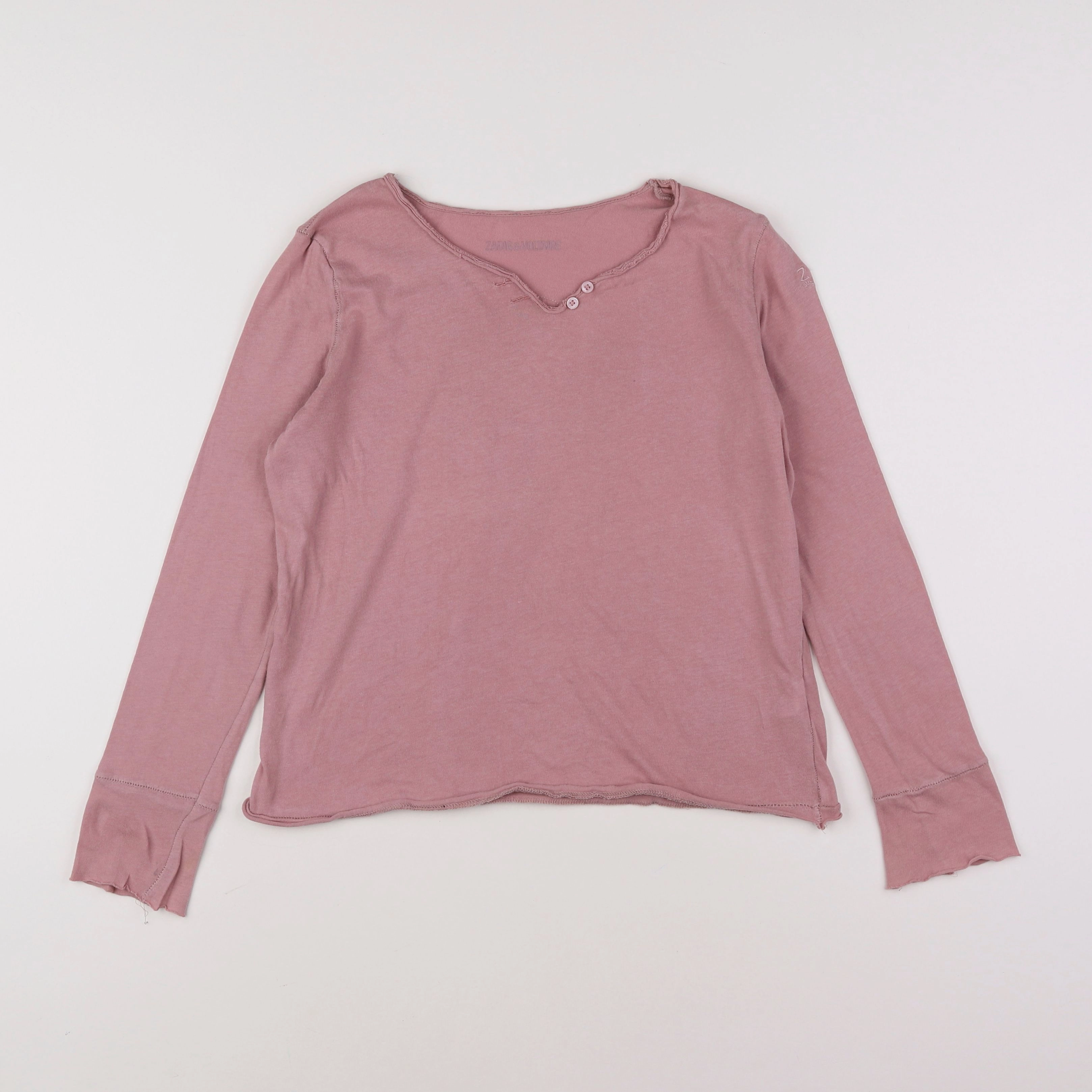 Zadig & Voltaire - tee-shirt rose - 10/12 ans