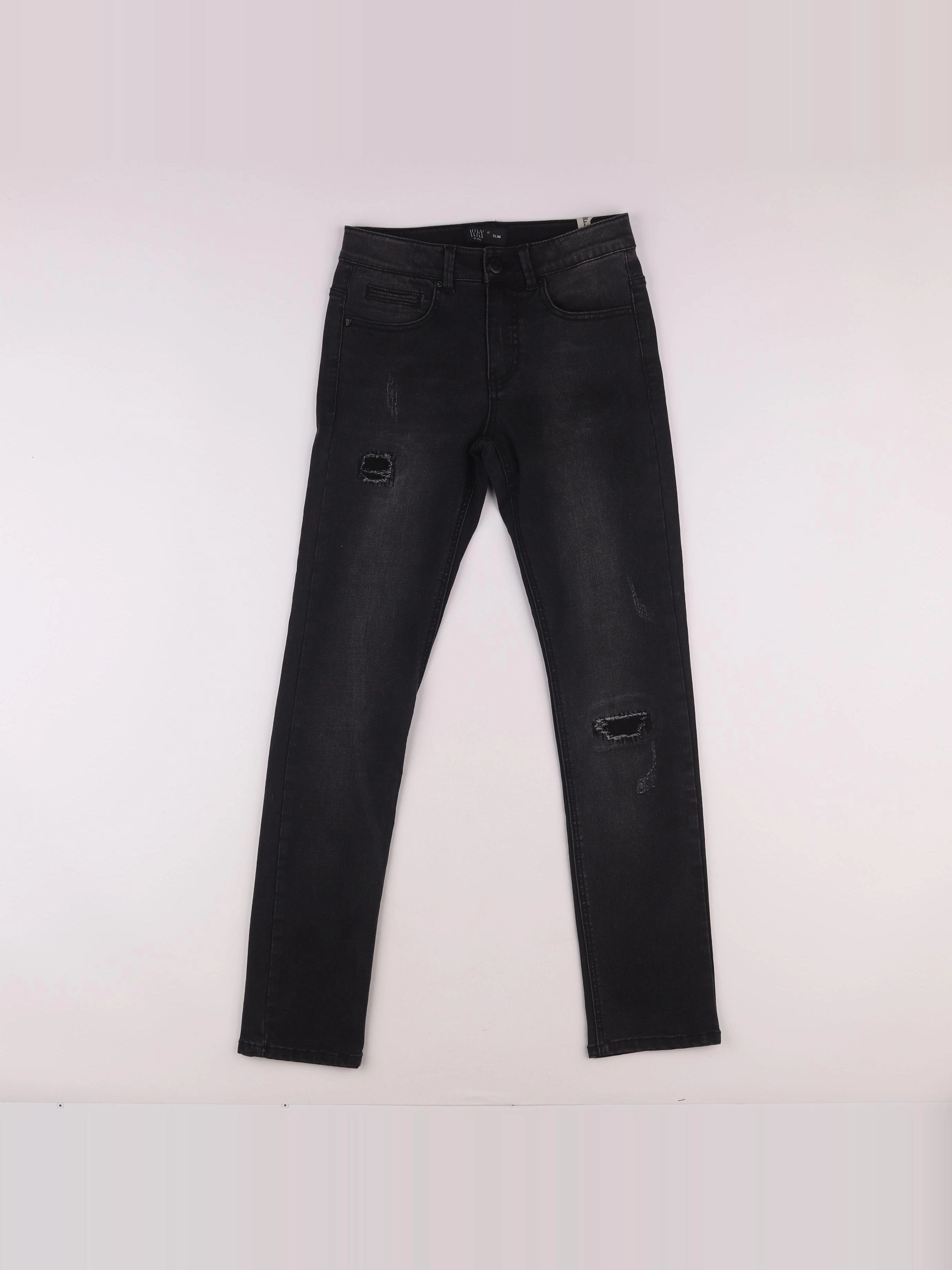 IKKS - jean gris - 12 ans