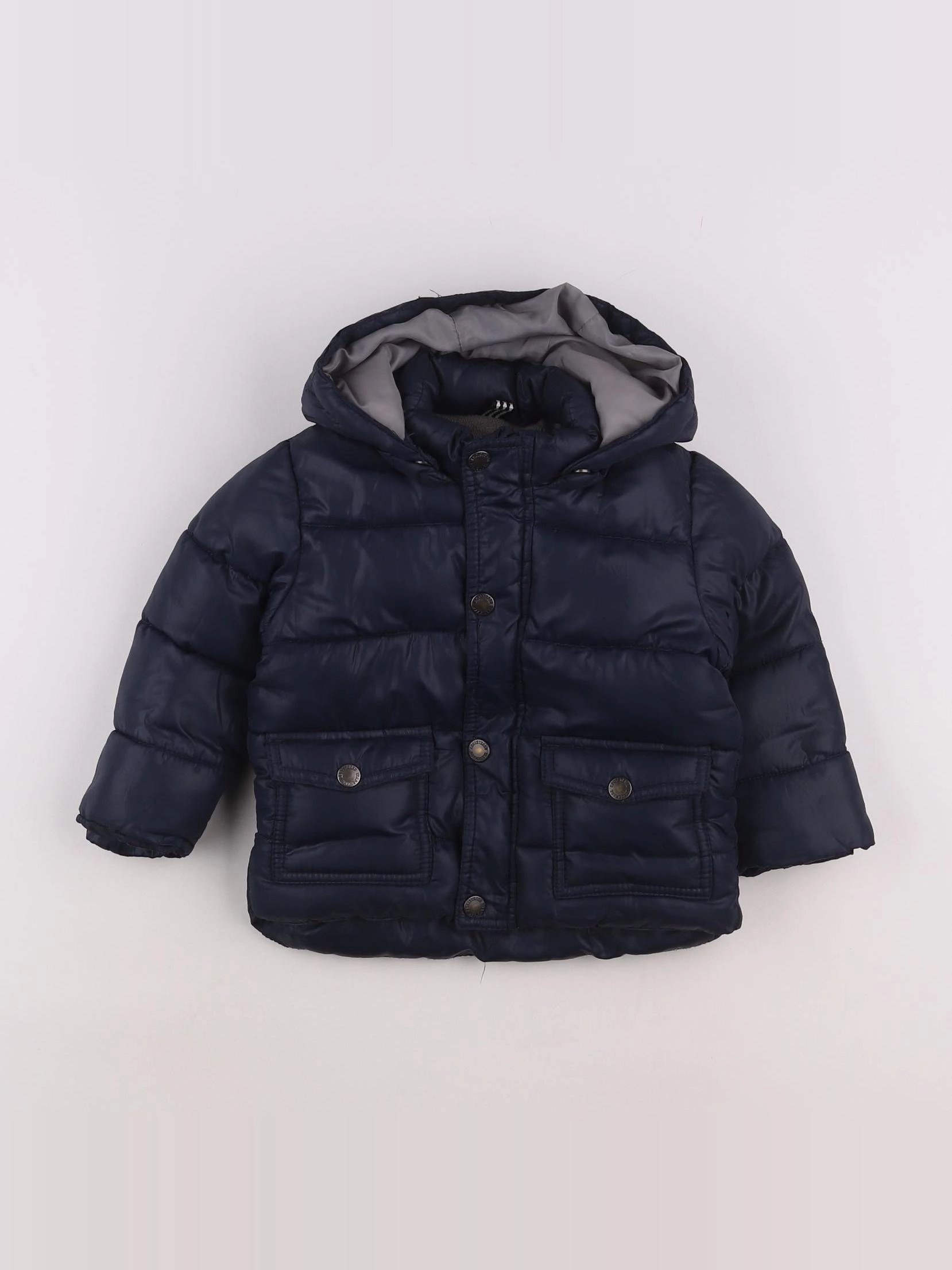Zara - doudoune bleu - 12/18 mois