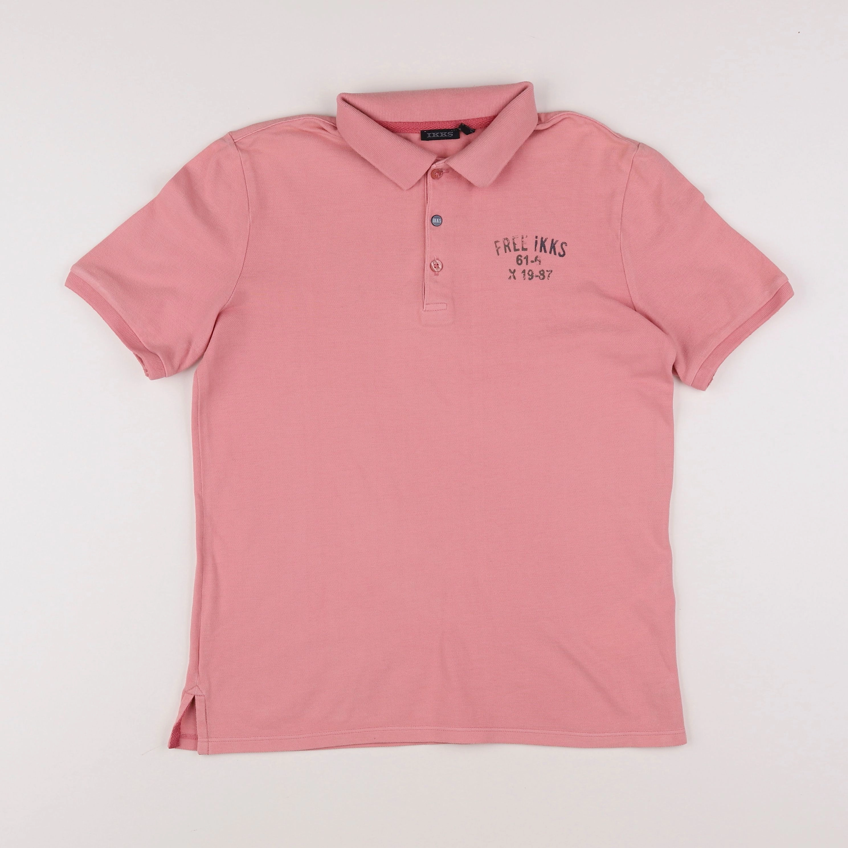 IKKS - polo imprimé au dos rose - 12 ans