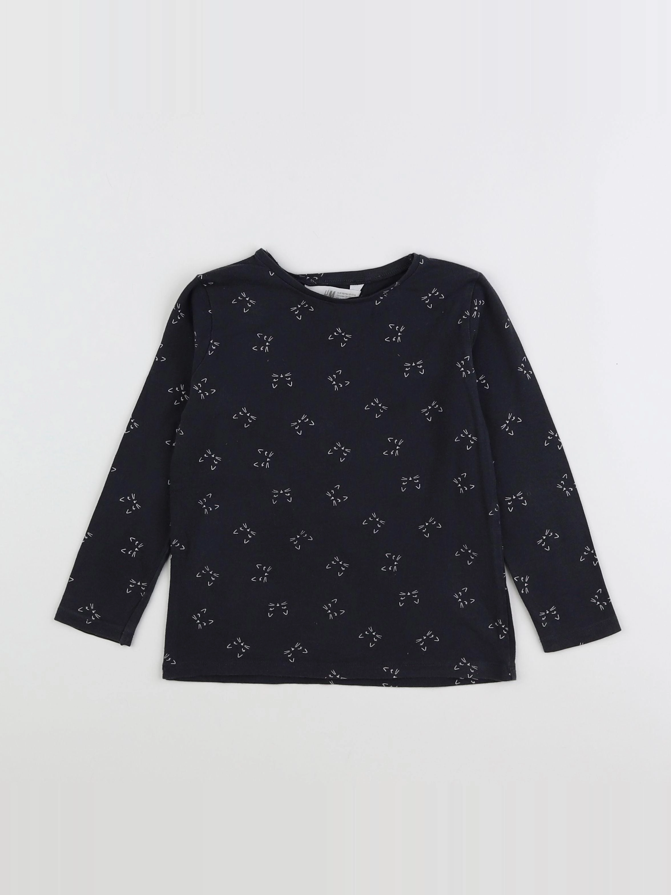 H&M - tee-shirt gris - 5/6 ans