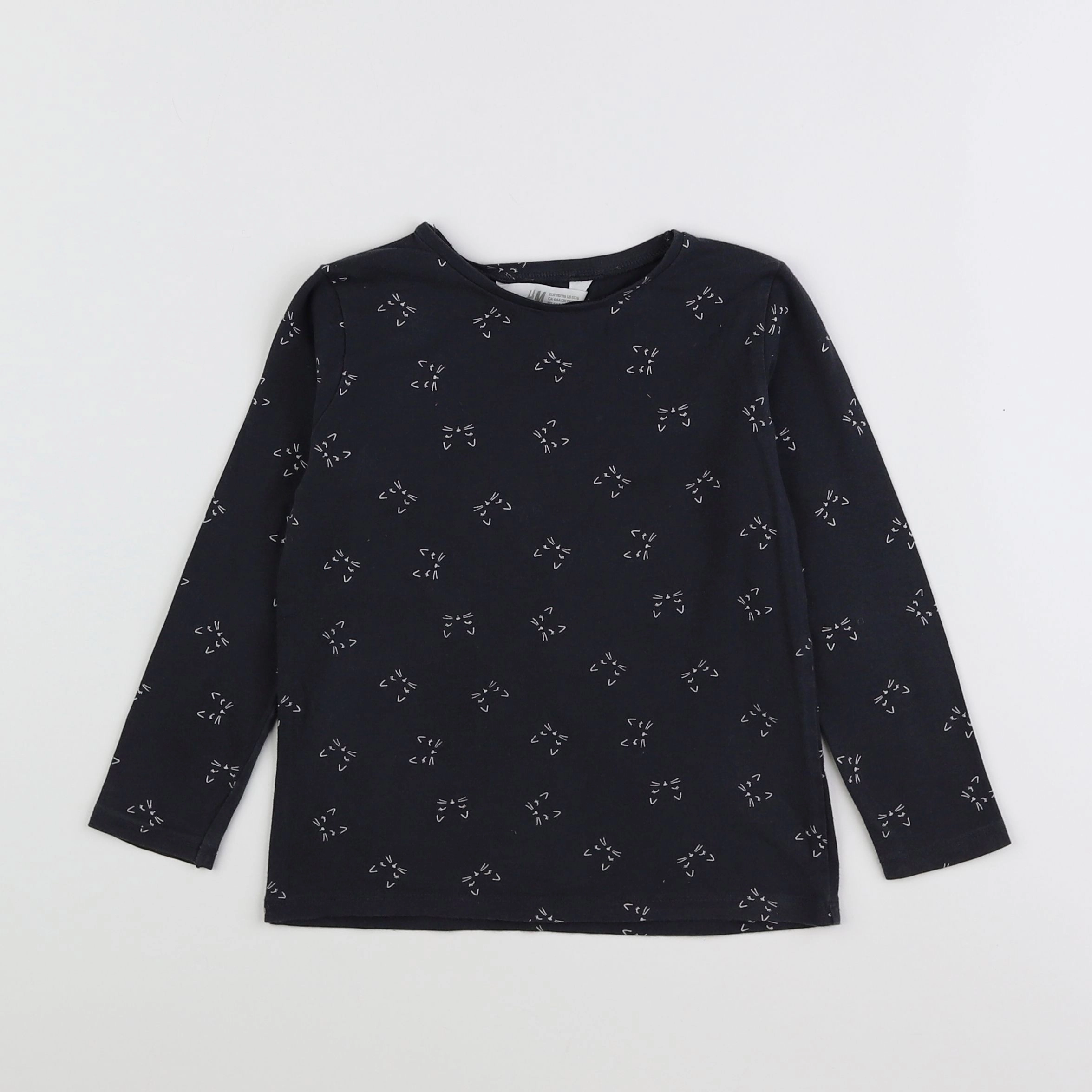 H&M - tee-shirt gris - 5/6 ans