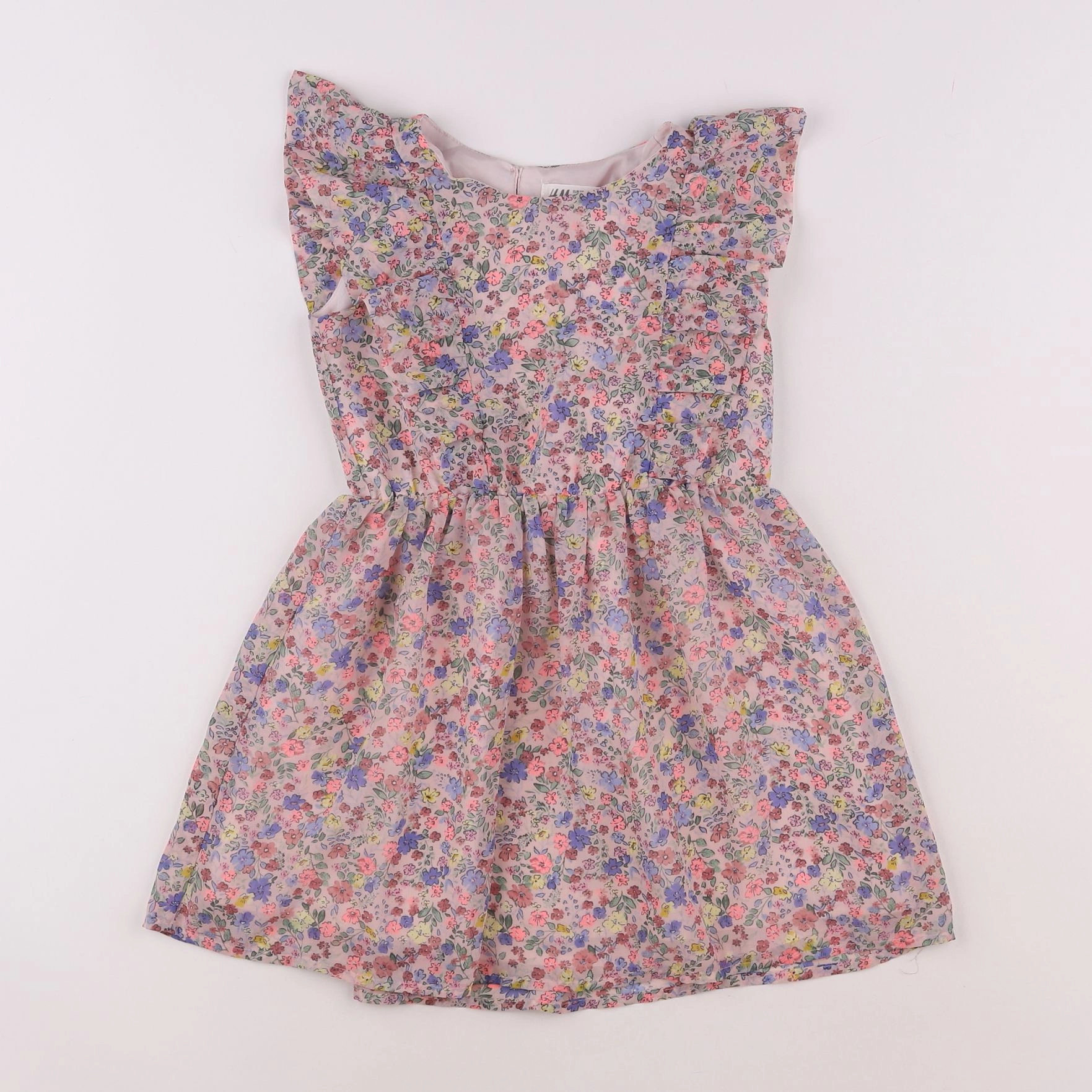 H&M - robe rose - 2/3 ans