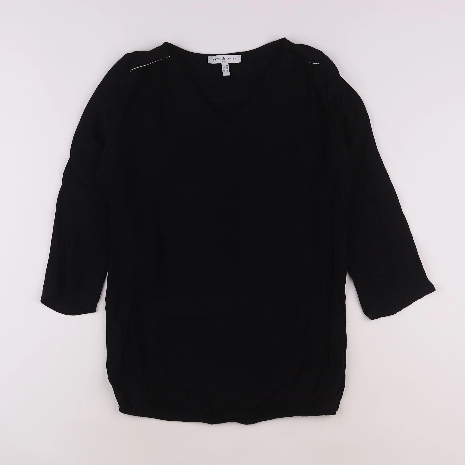 Envie de fraise - blouse grossesse noir - 34
