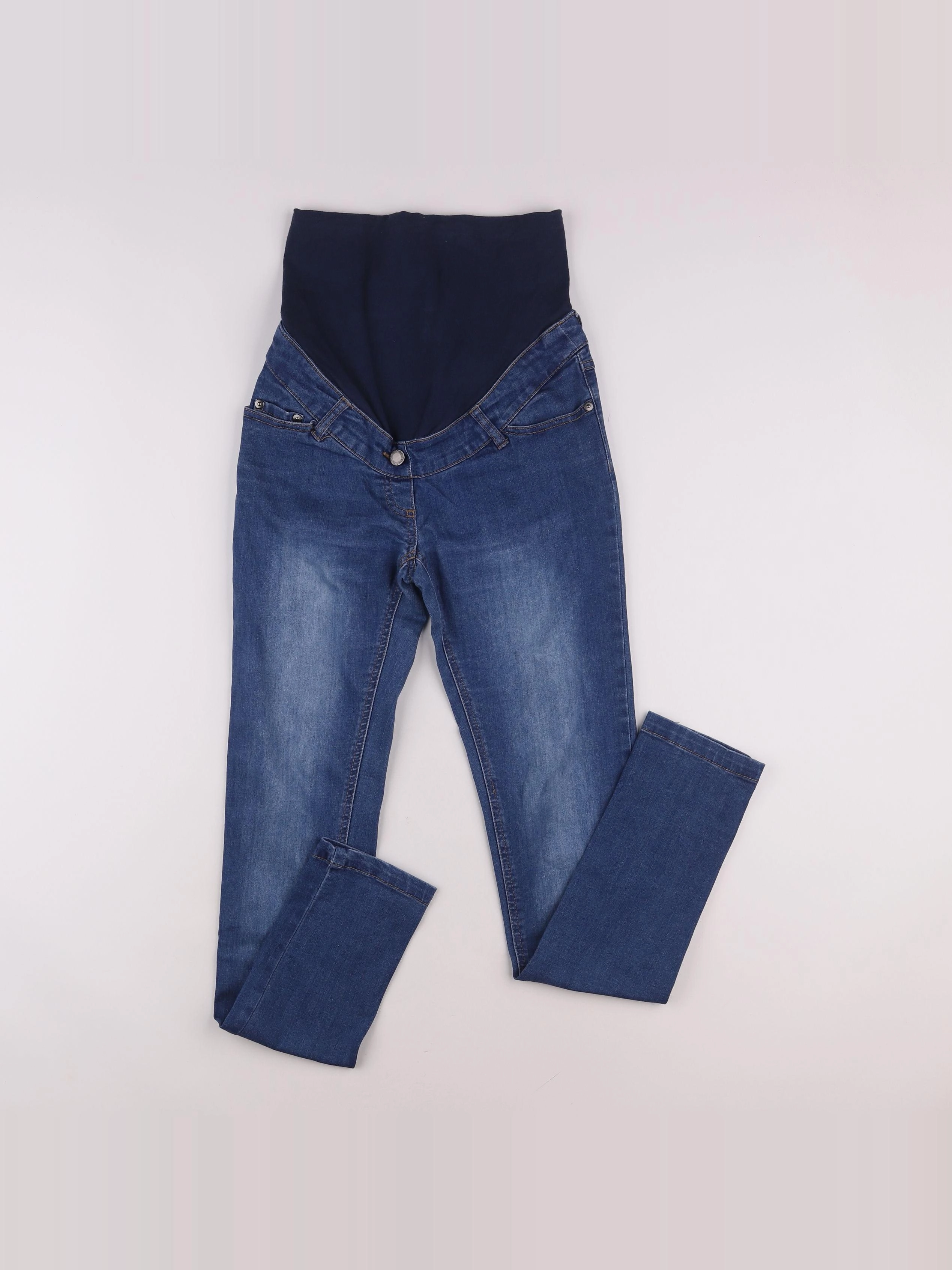 Vertbaudet - jean grossesse bleu - 34