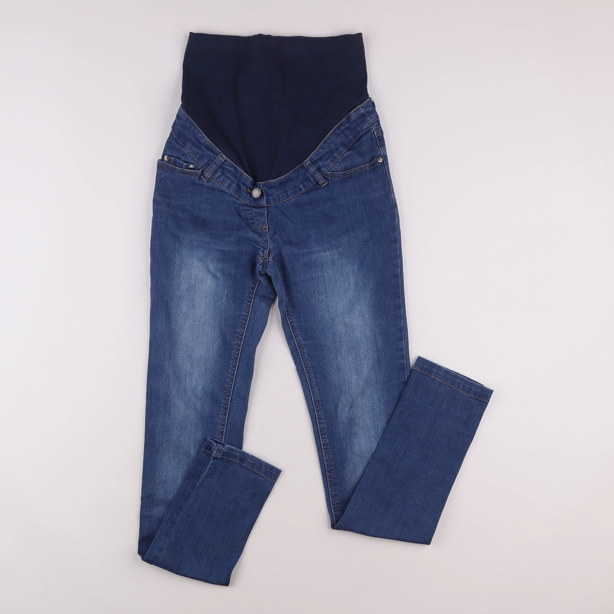 Vertbaudet - jean grossesse bleu - 34