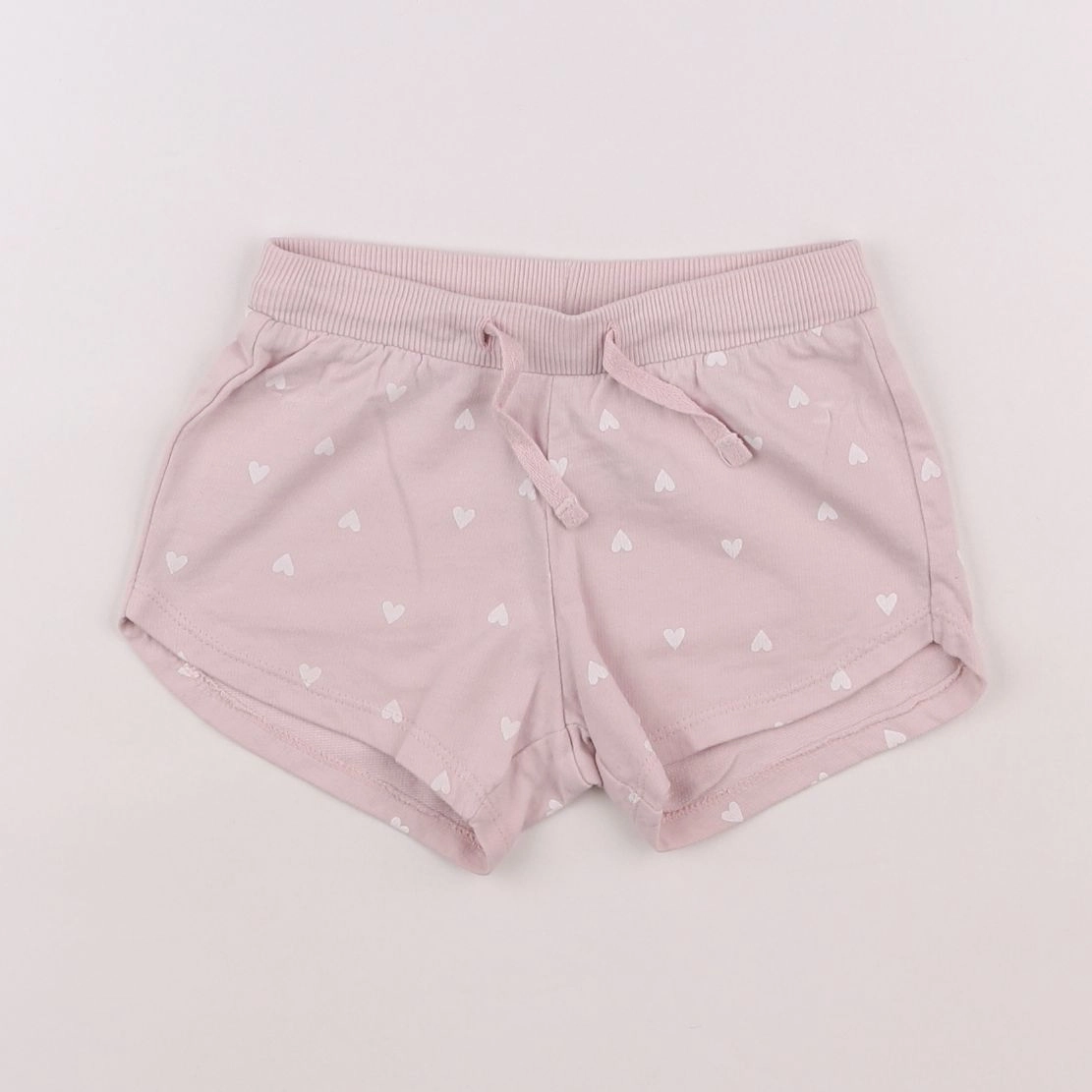 H&M - short rose - 12/18 mois