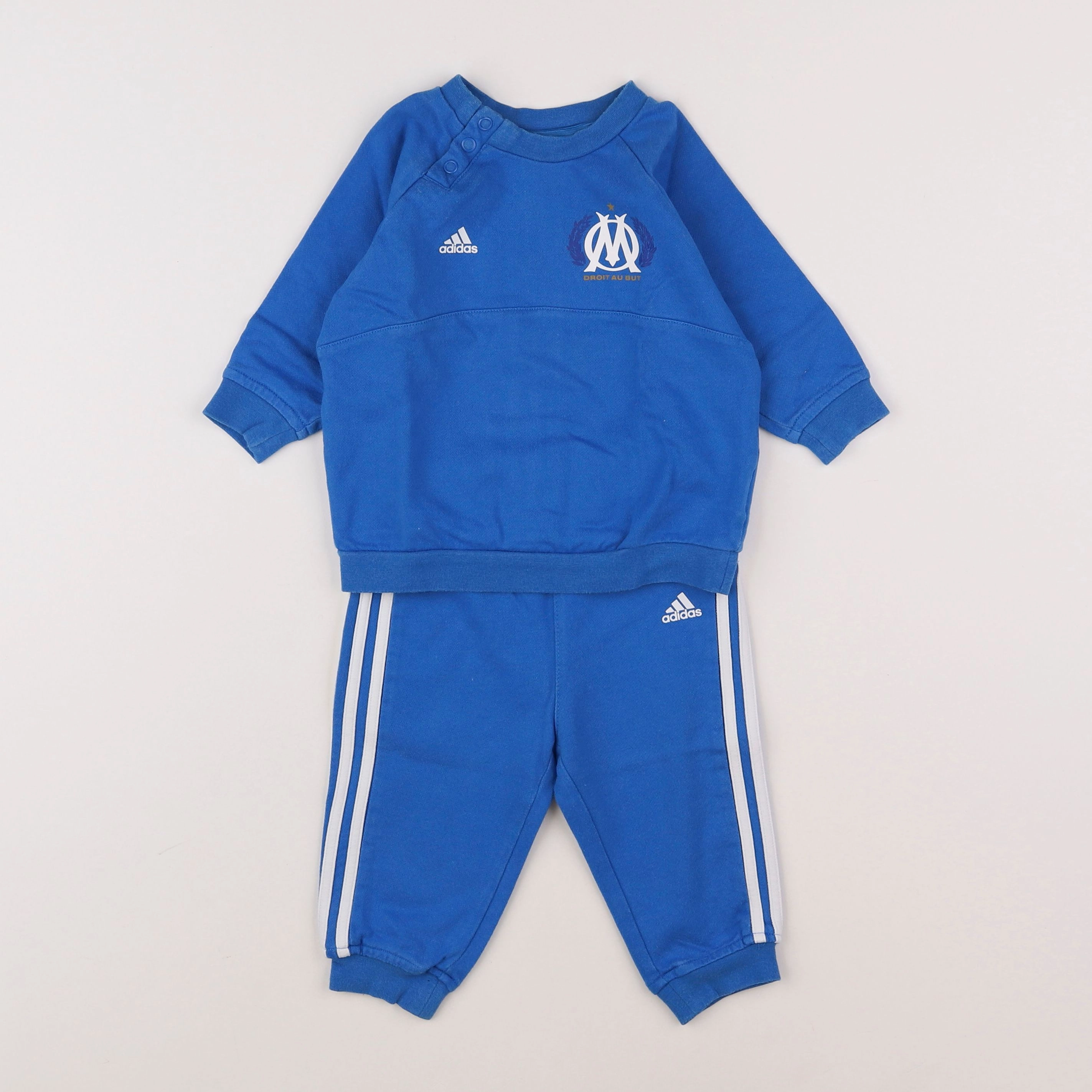 Adidas - ensemble bleu - 3/6 mois