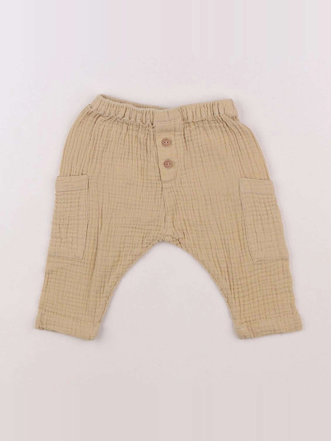 Little Cigogne - pantalon jaune - 6 mois