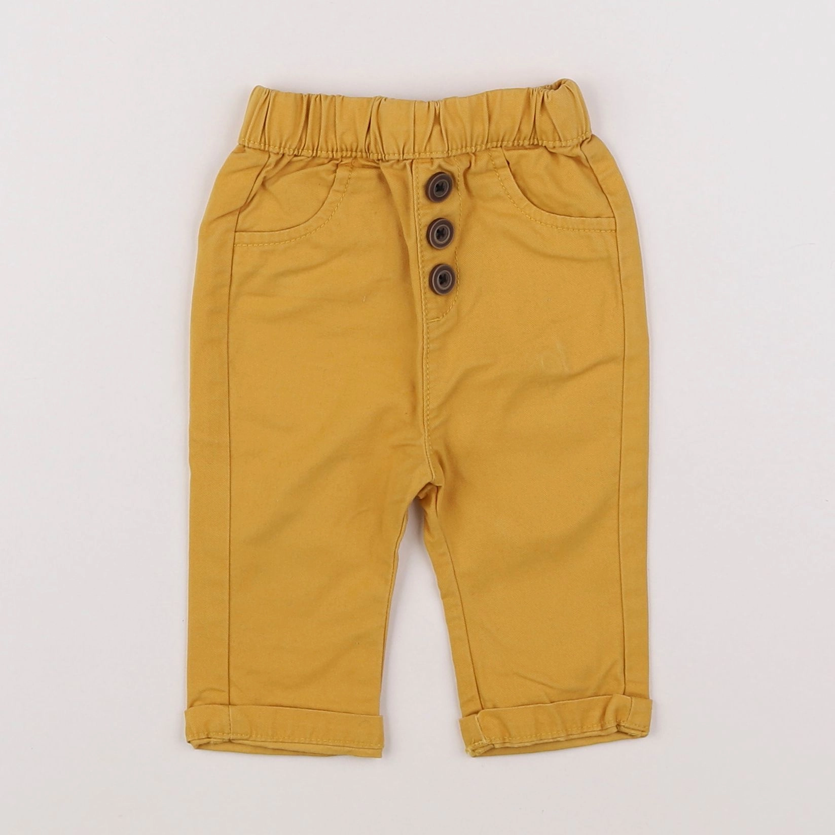 Tape à l'oeil - pantalon jaune - 3 mois