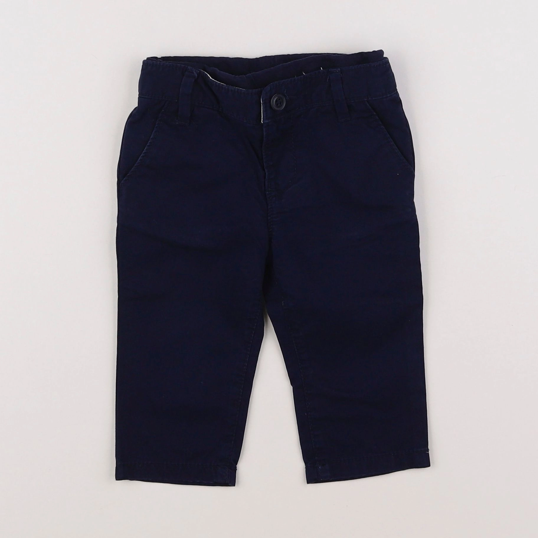 GAP - pantalon bleu - 6/12 mois