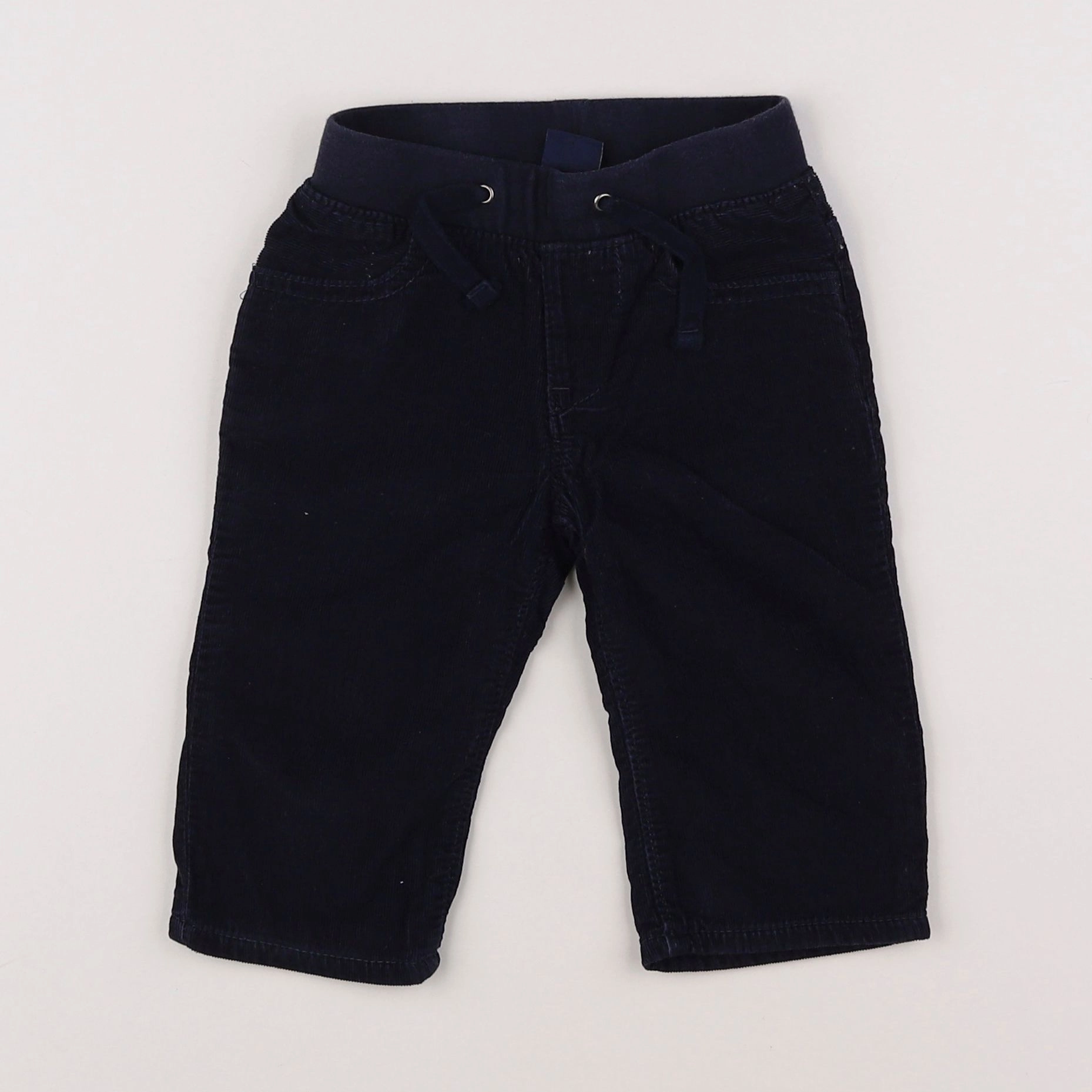 GAP - pantalon bleu - 6/12 mois