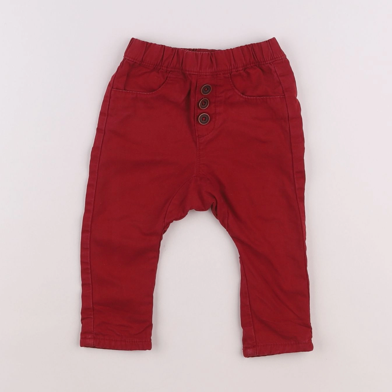 Tape à l'oeil - pantalon rouge - 12 mois