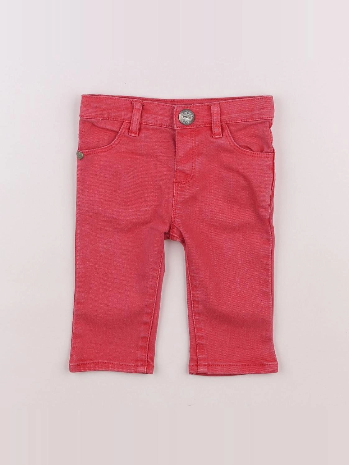 IKKS - jean rouge - 3 mois