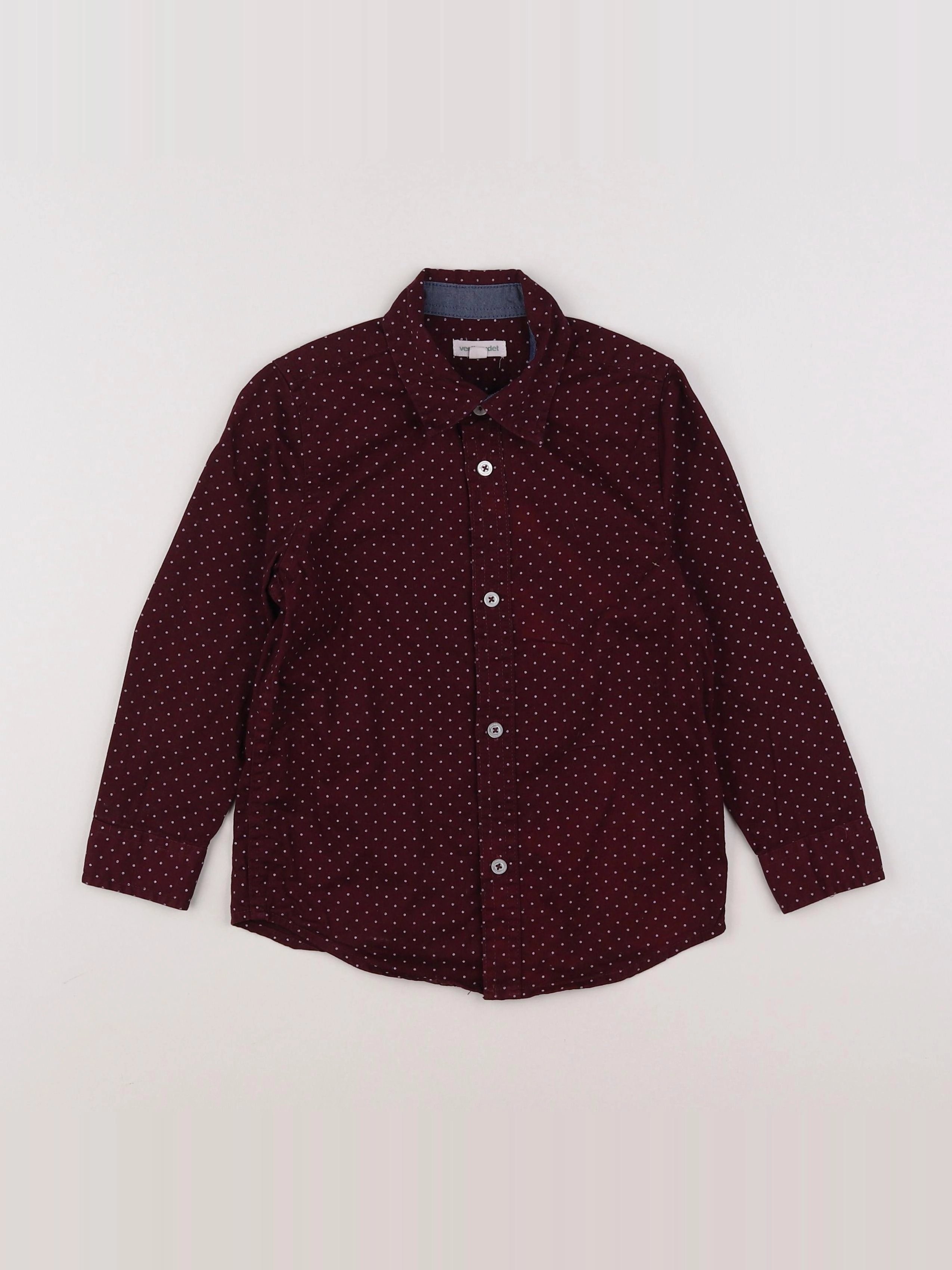 Vertbaudet - chemise rouge - 5 ans