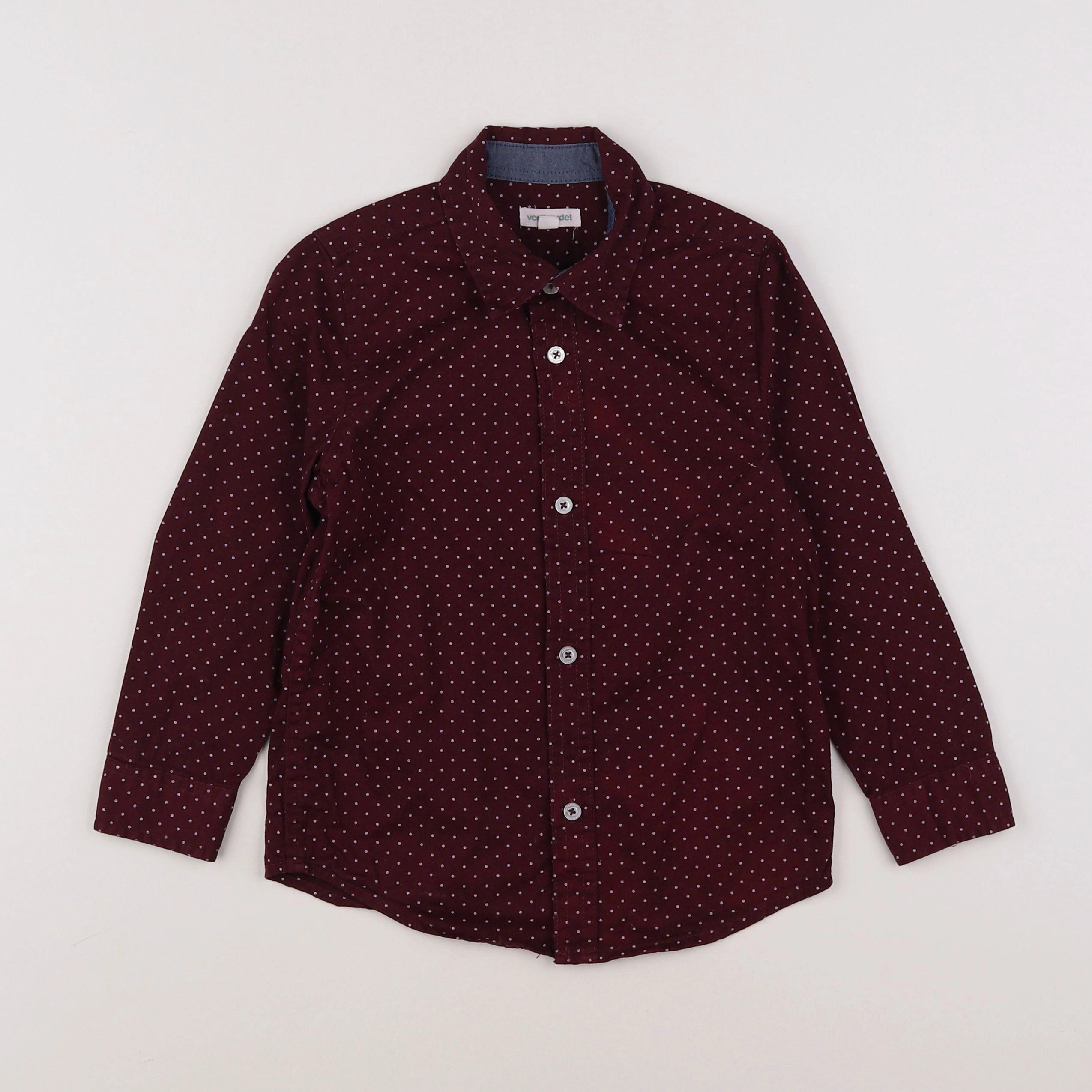 Vertbaudet - chemise rouge - 5 ans