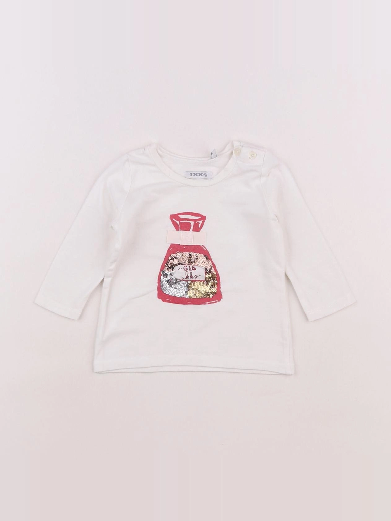 IKKS - tee-shirt blanc - 3 mois