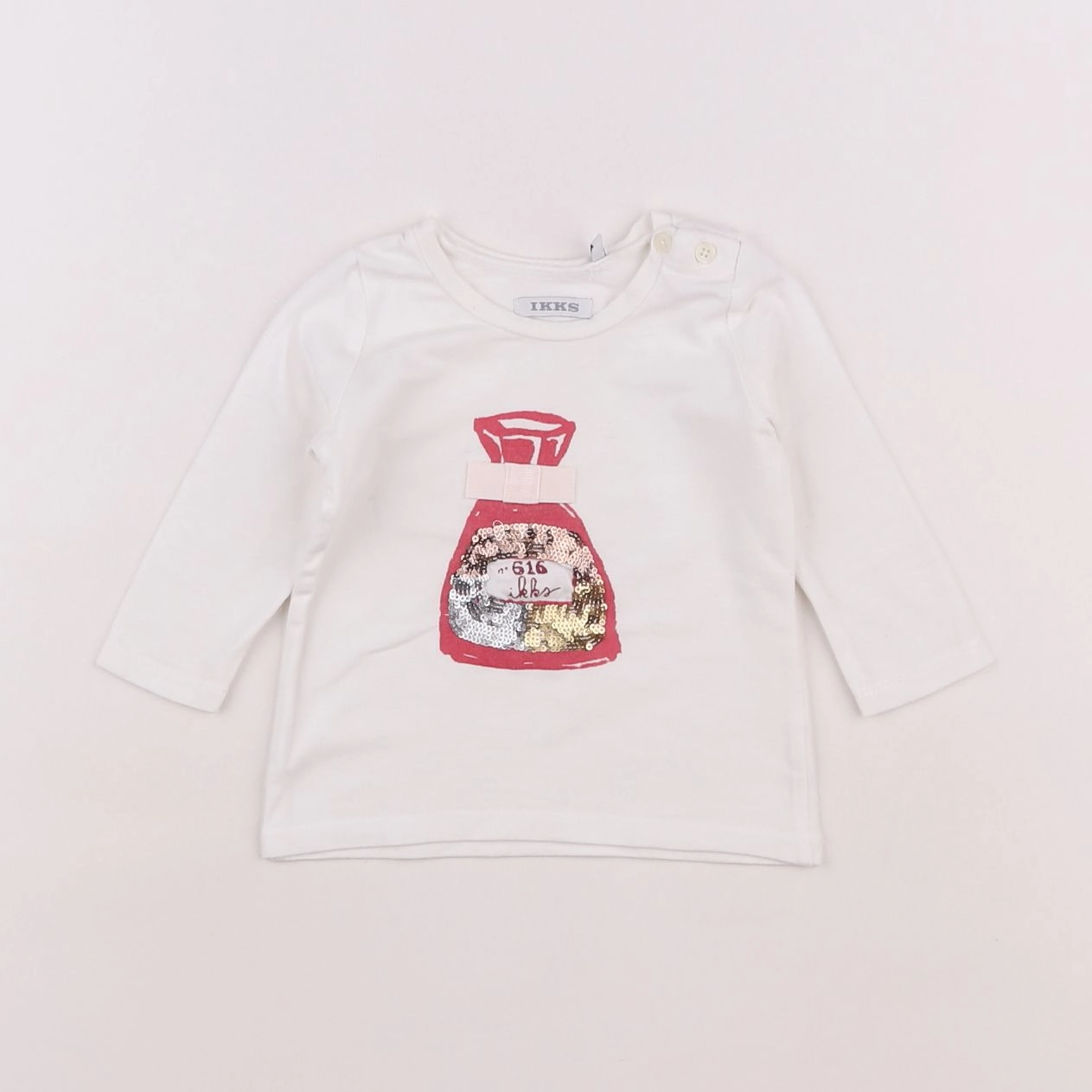 IKKS - tee-shirt blanc - 3 mois