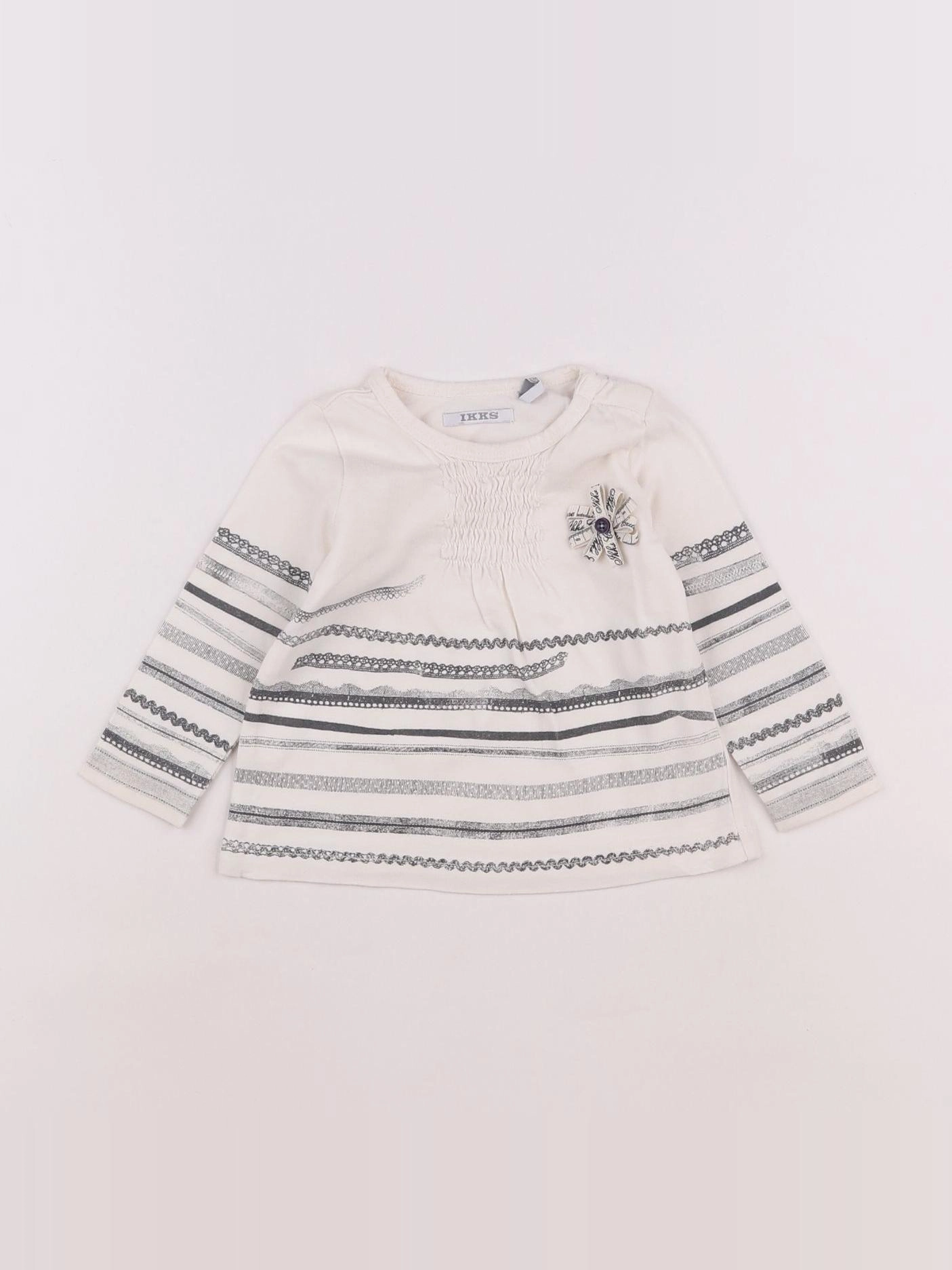 IKKS - tee-shirt beige - 6 mois