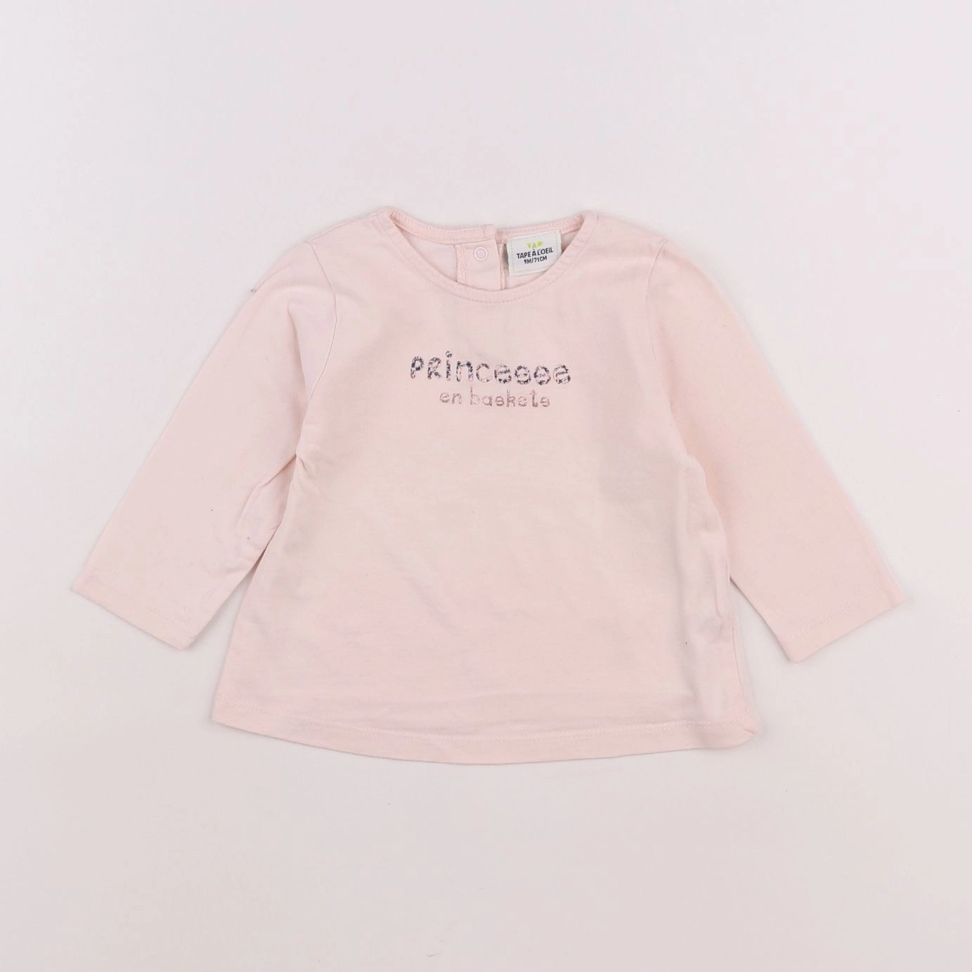 Tape à l'oeil - tee-shirt rose - 9 mois
