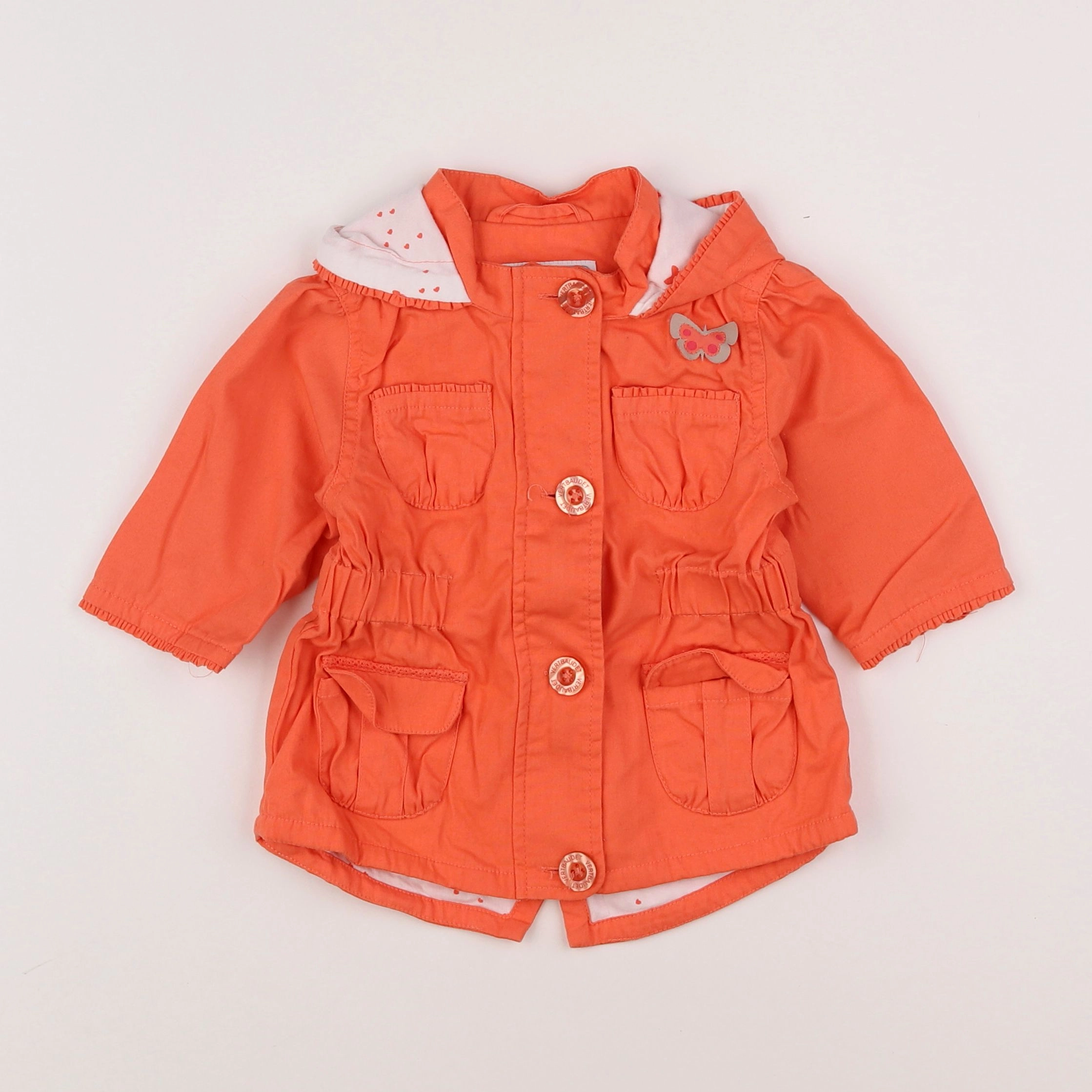 Vertbaudet - veste rose - 6 mois