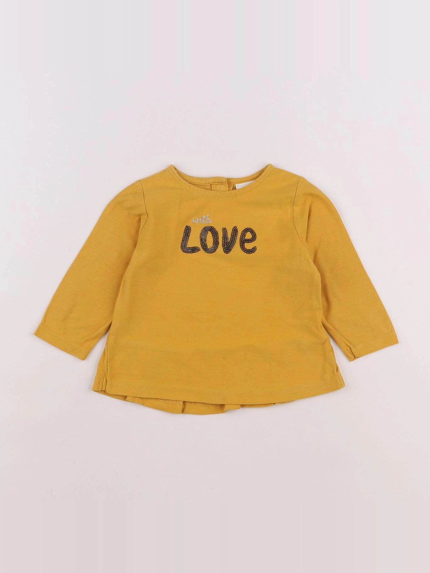 Tape à l'oeil - tee-shirt jaune - 9 mois
