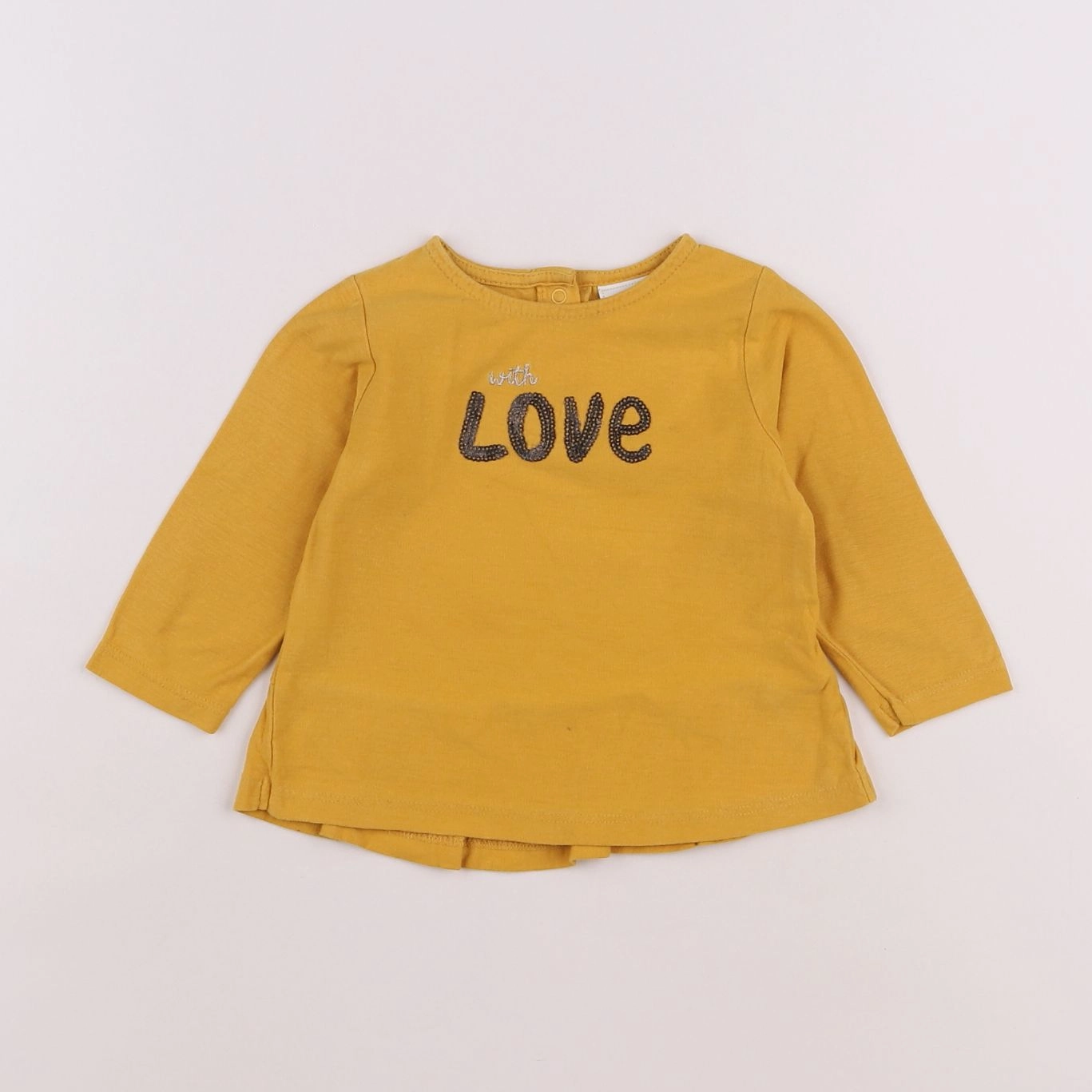 Tape à l'oeil - tee-shirt jaune - 9 mois