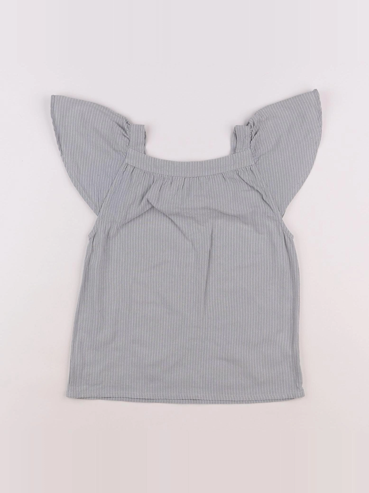 Eden & Victor - blouse bleu, blanc - 8 ans
