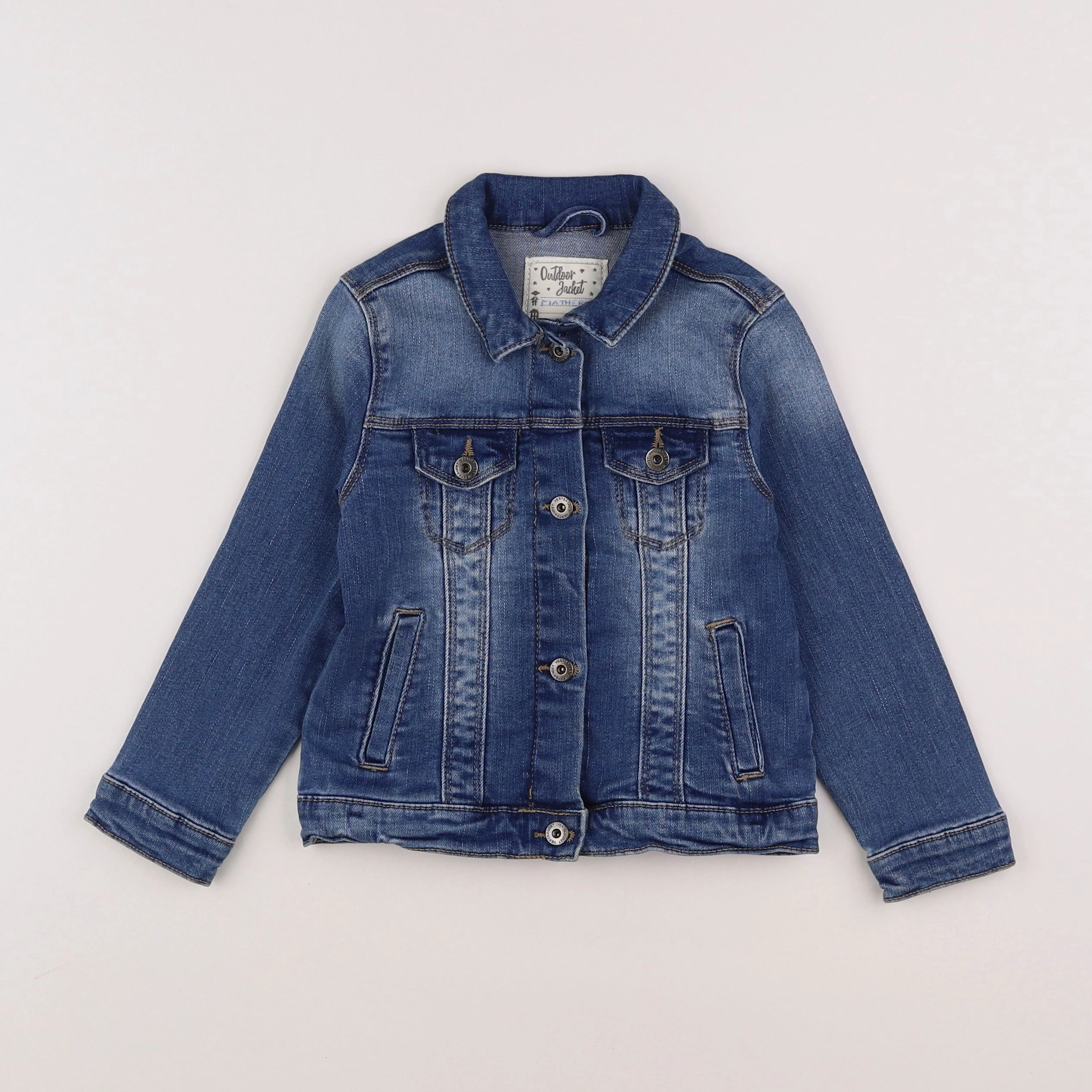 Vertbaudet - veste bleu - 4 ans