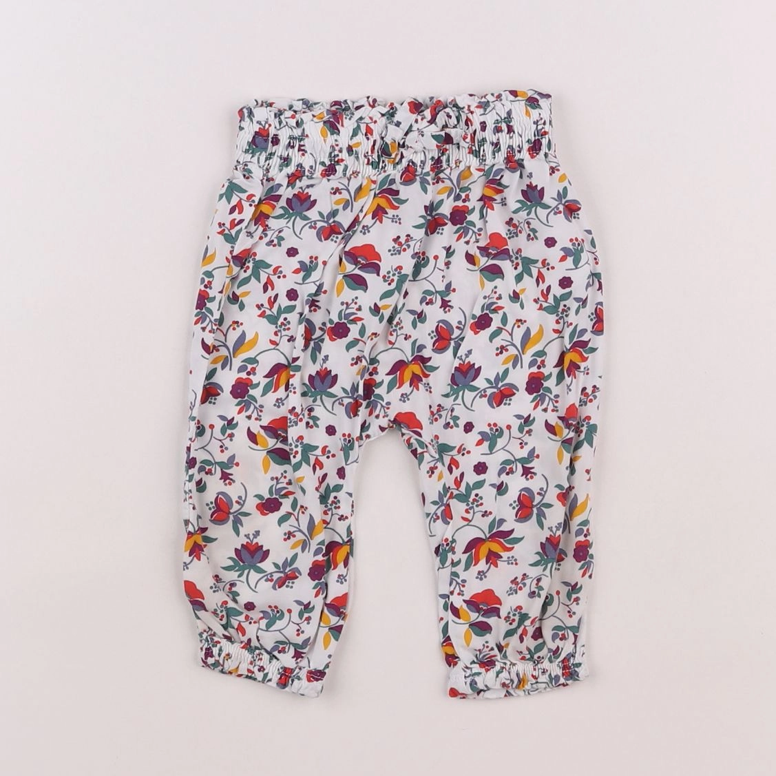 Vertbaudet - pantalon multicolore - 9 mois